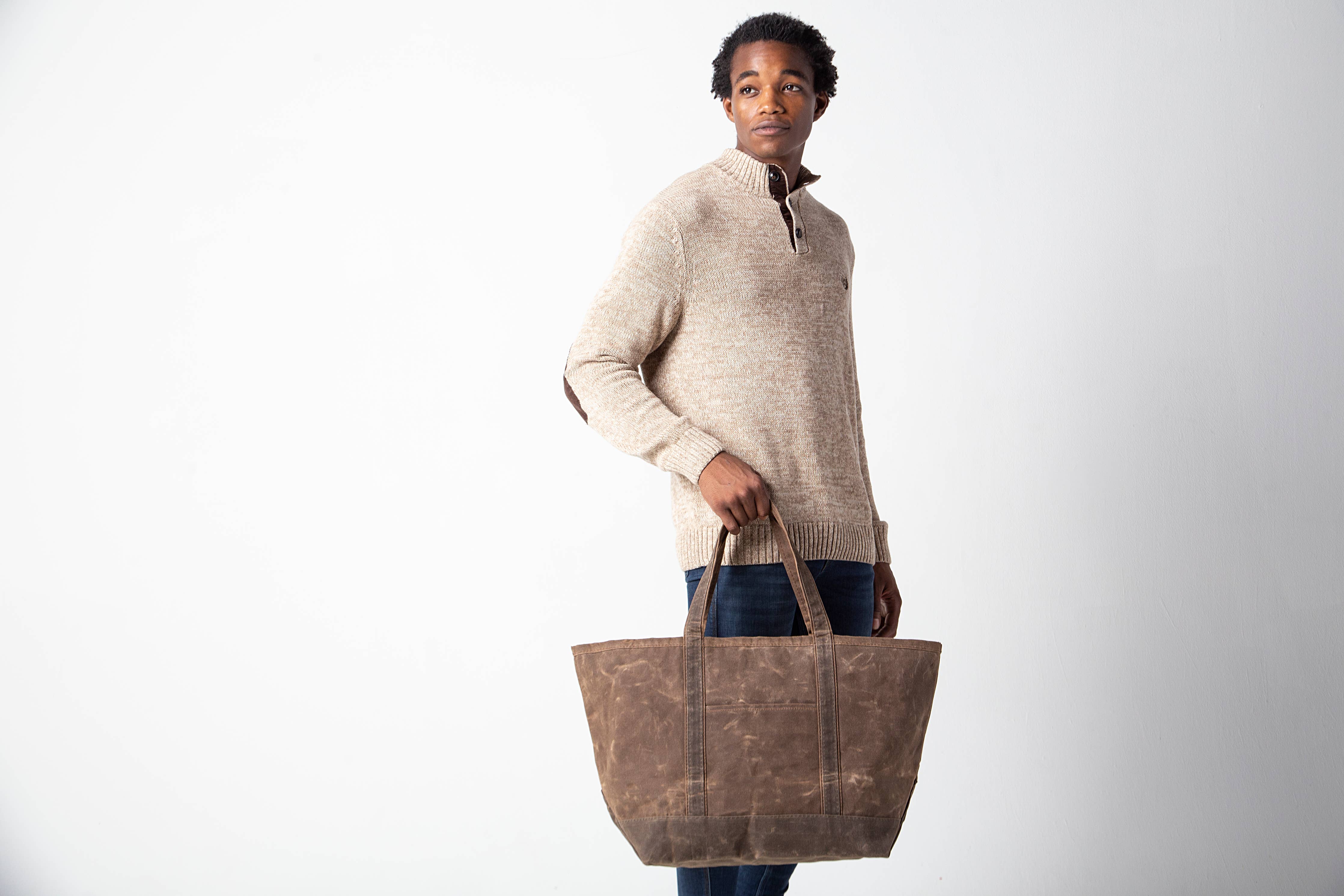 Waxed Large Classic Tote
