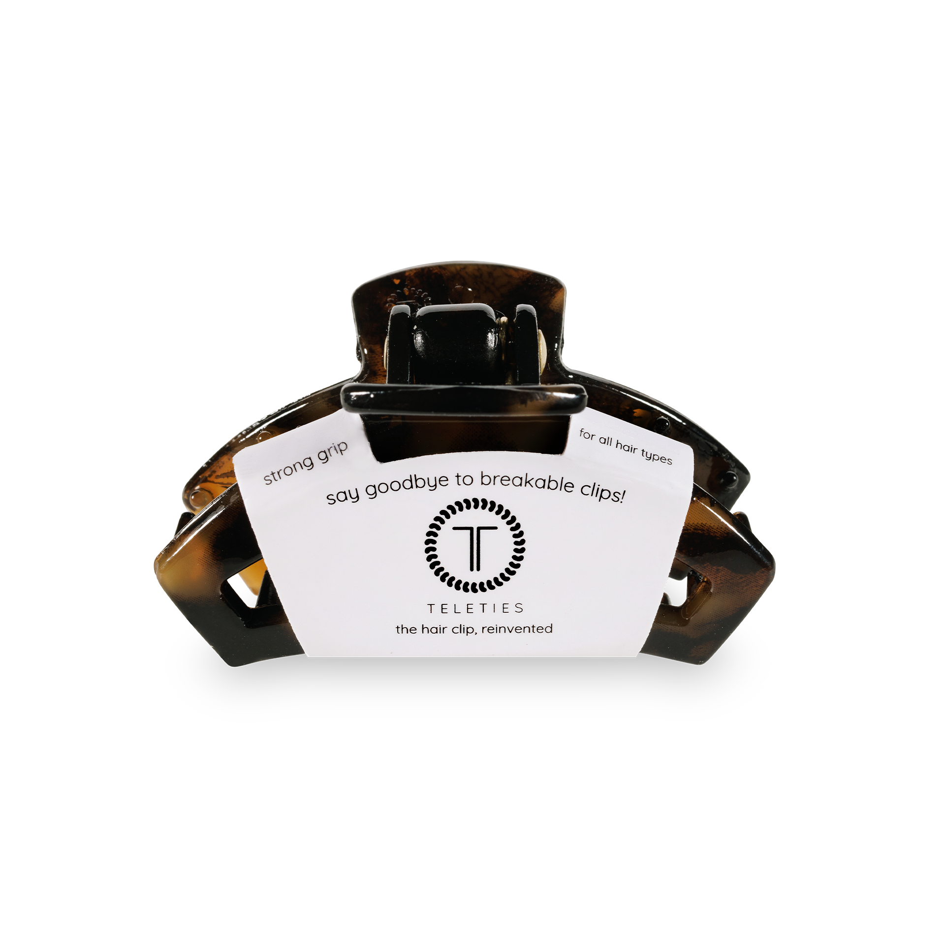 Open Tortoise Tiny Hair Clip