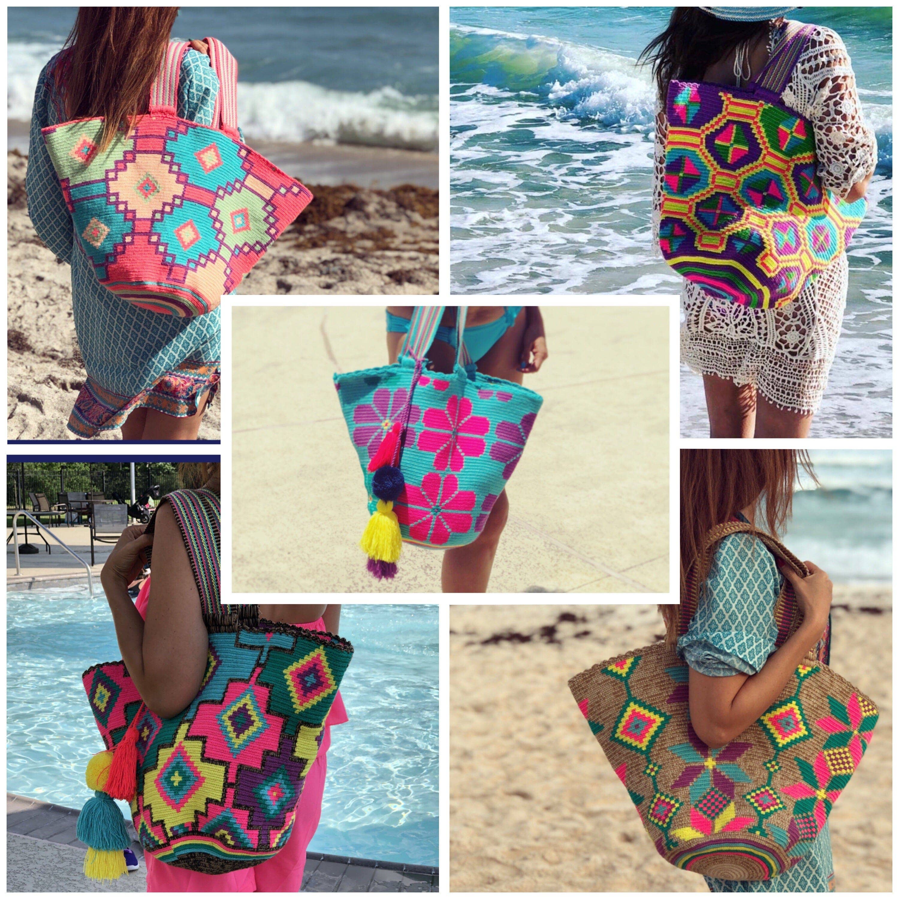 Summer Solstice Tote Bags | Summer Crochet Beach Totes