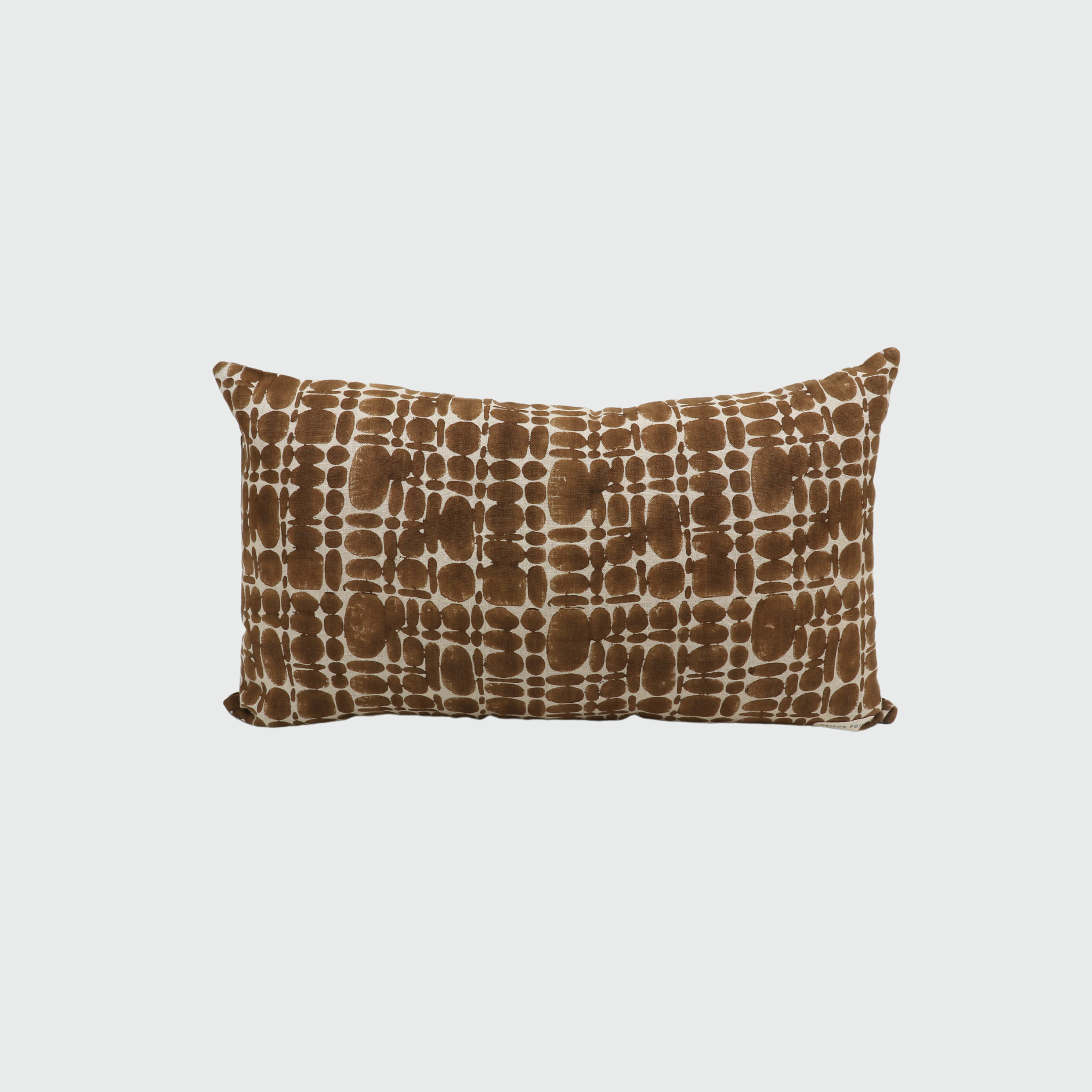 Pierre Lumbar Pillow Cover, Tobacco