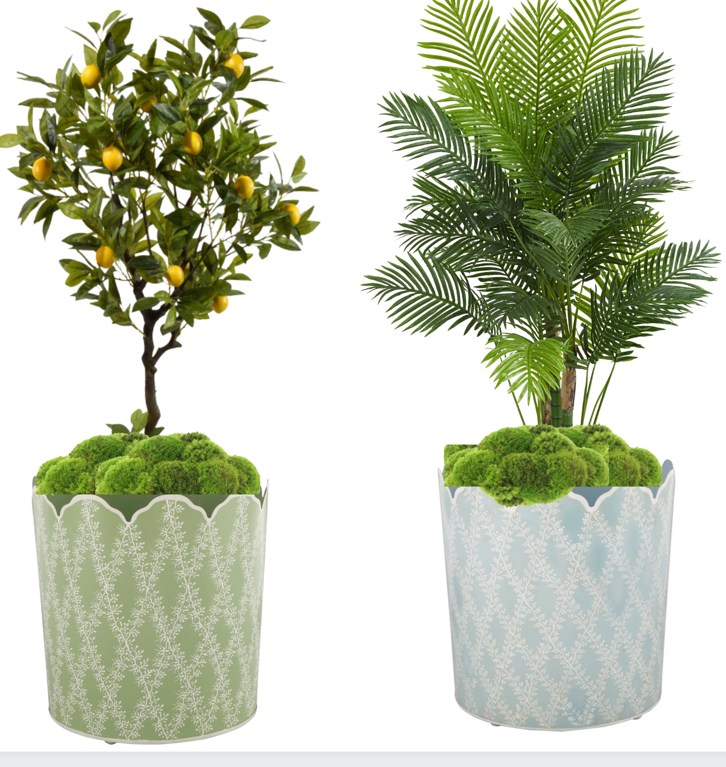 FABULOUS LARGE TRELLIS FLOOR PLANTER (GREEN)