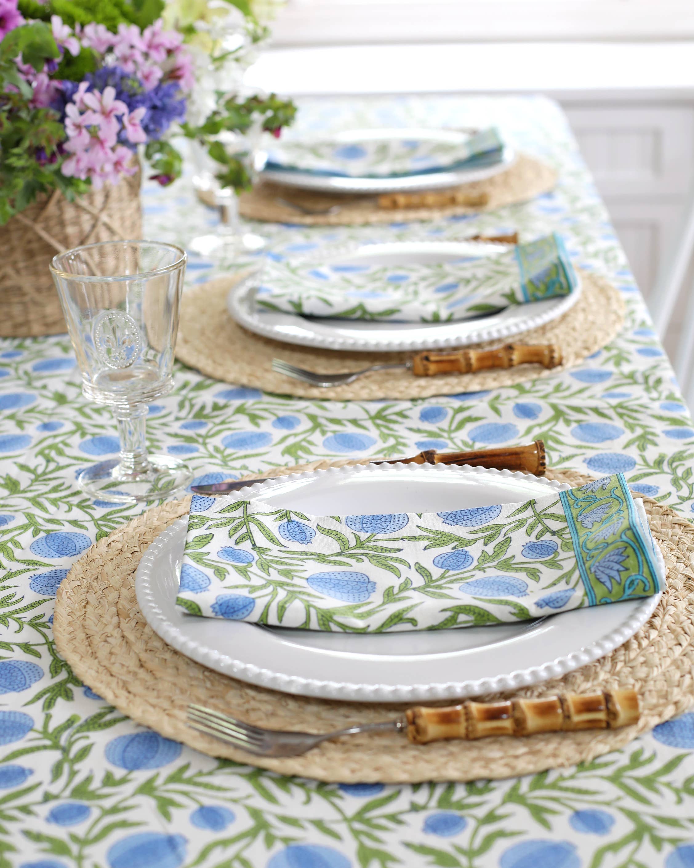 Tablecloth Pomegranate Blue