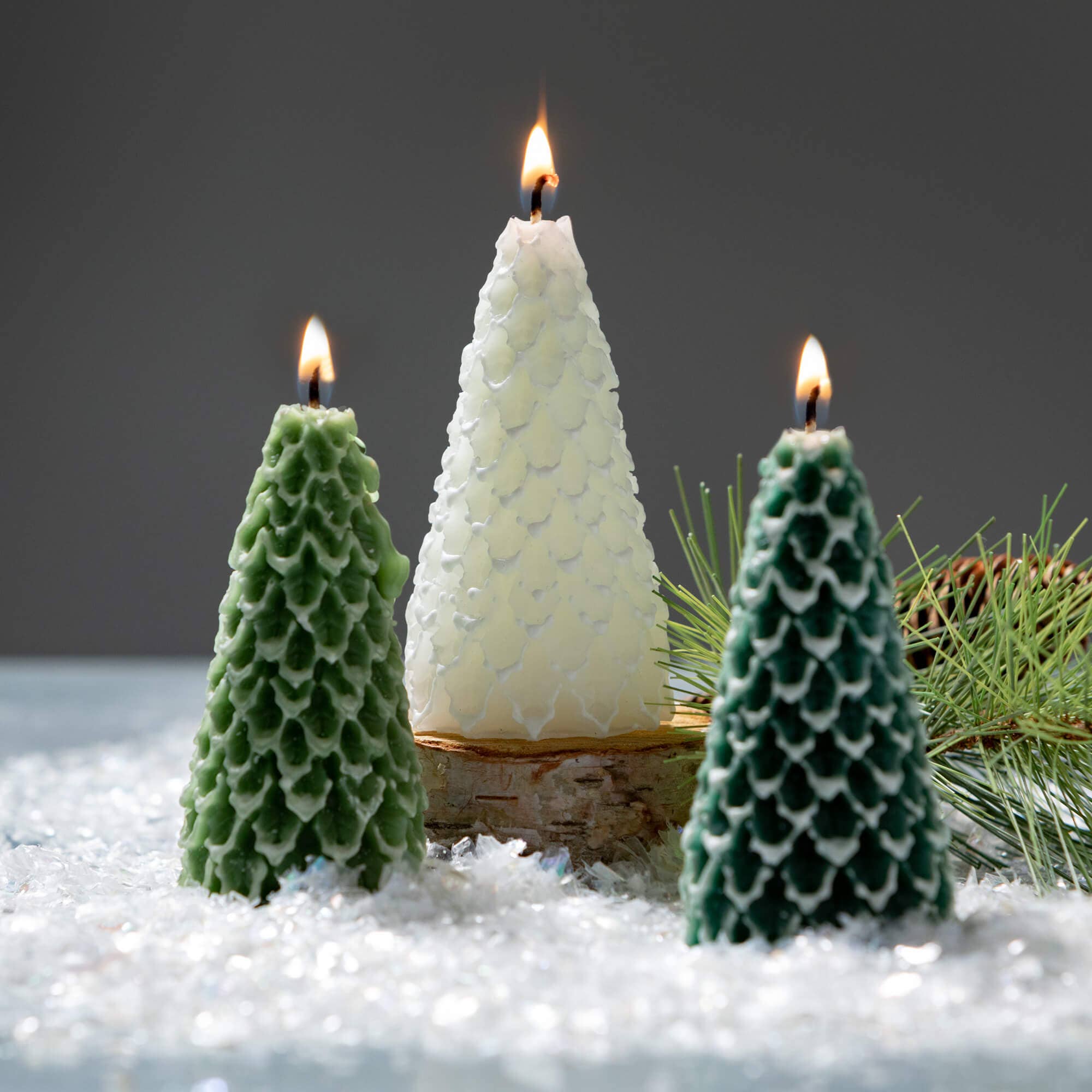 CONE PINE TREE CANDLE