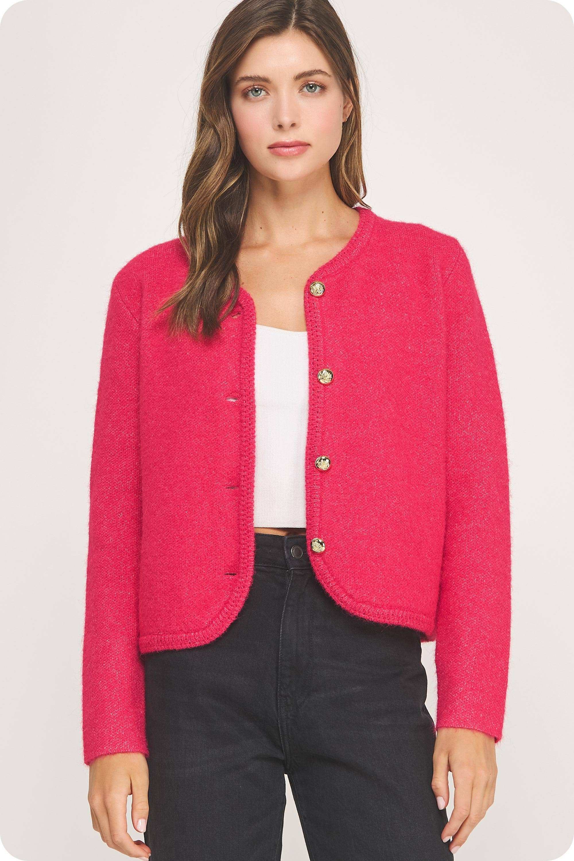 Button Down Cardigan