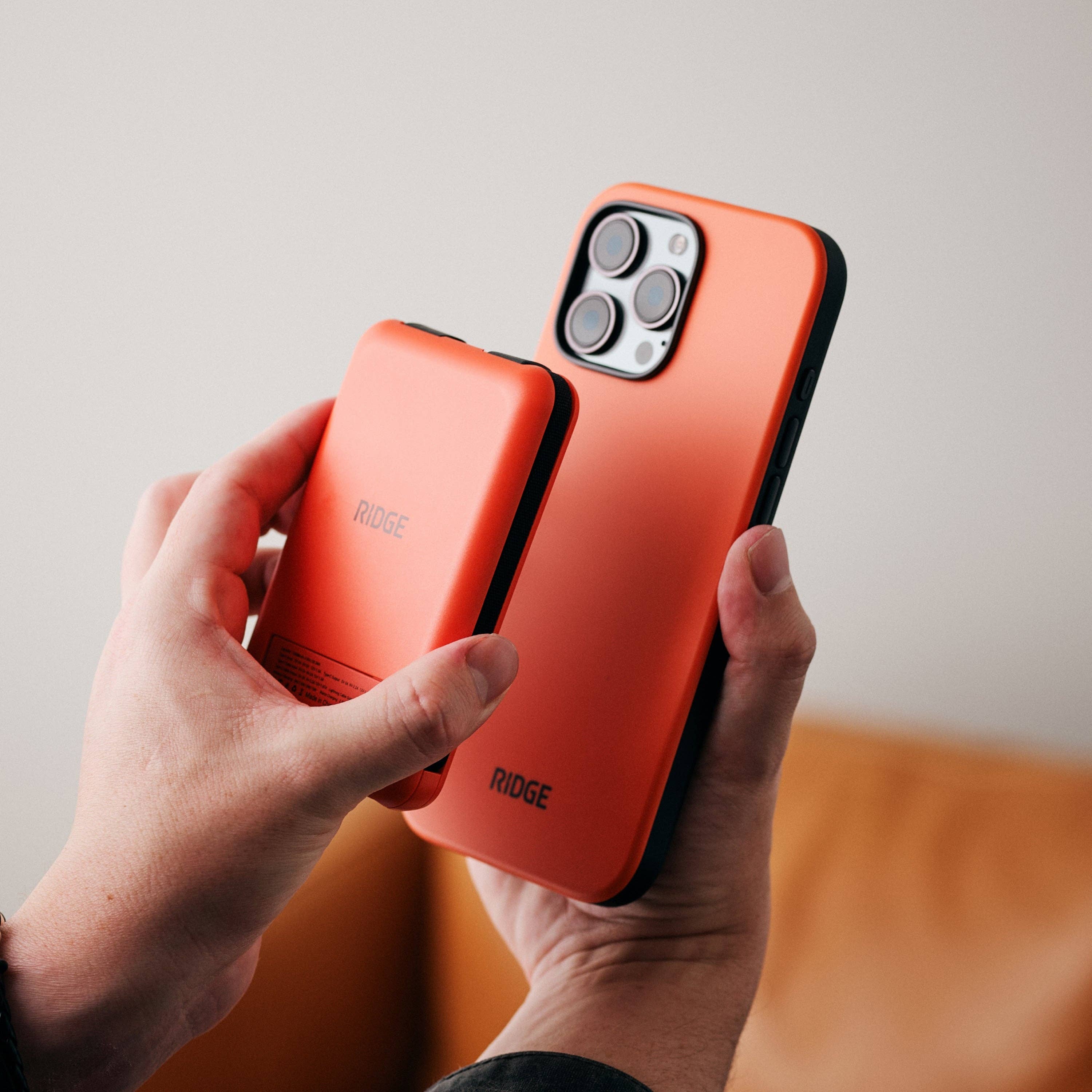 Ridge Power Bank - 10k mAh - Basecamp Orange