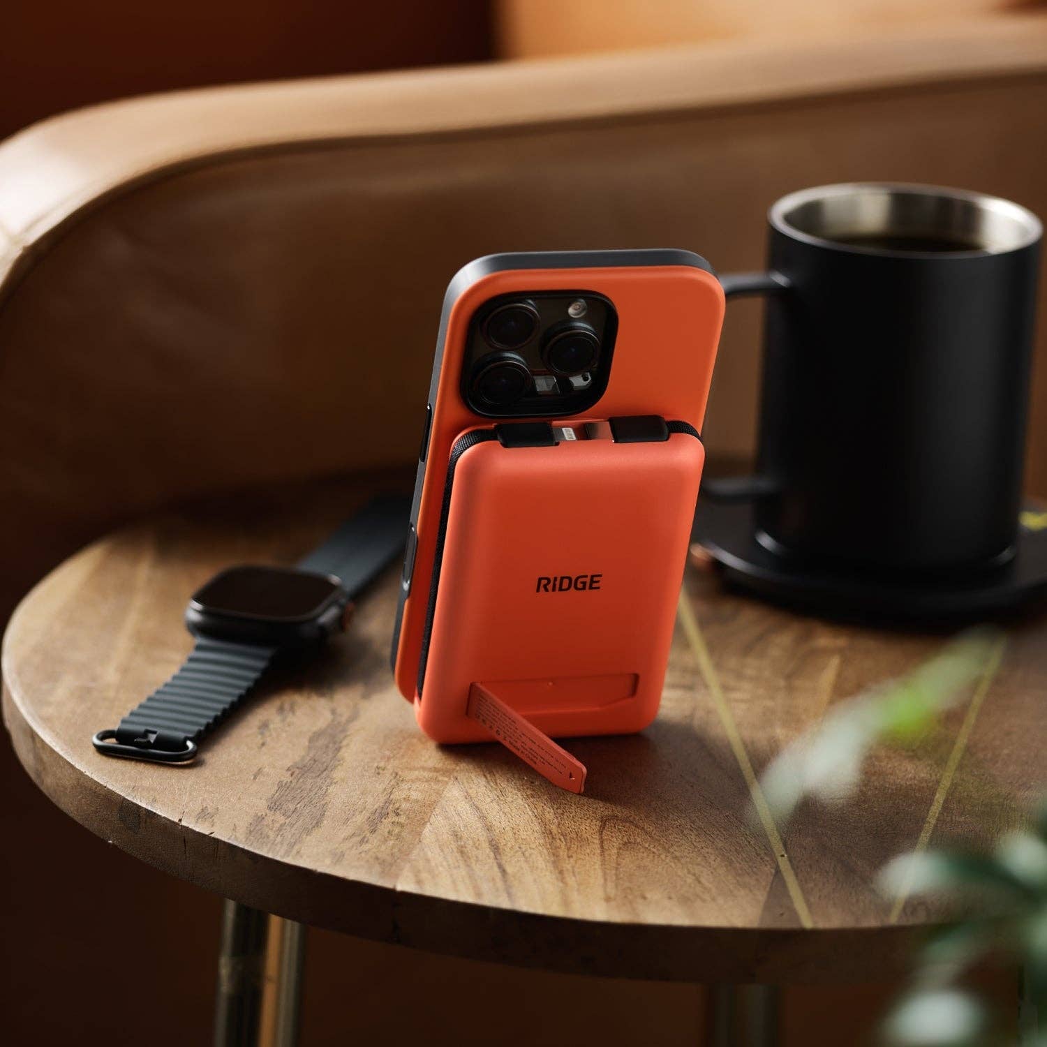Ridge Power Bank - 10k mAh - Basecamp Orange