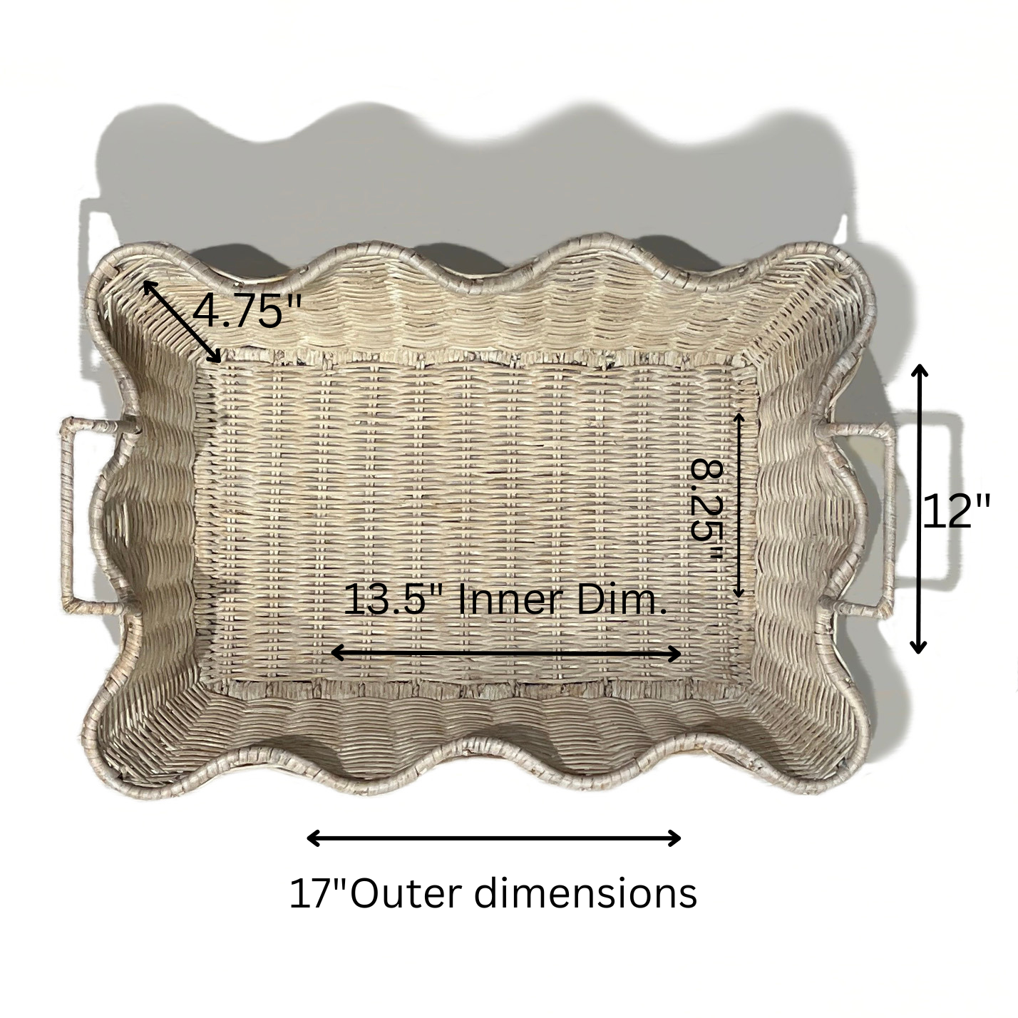 Small Scalloped Tray