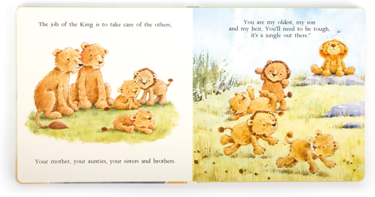 JellyCat "The Very Brave Lion" Book