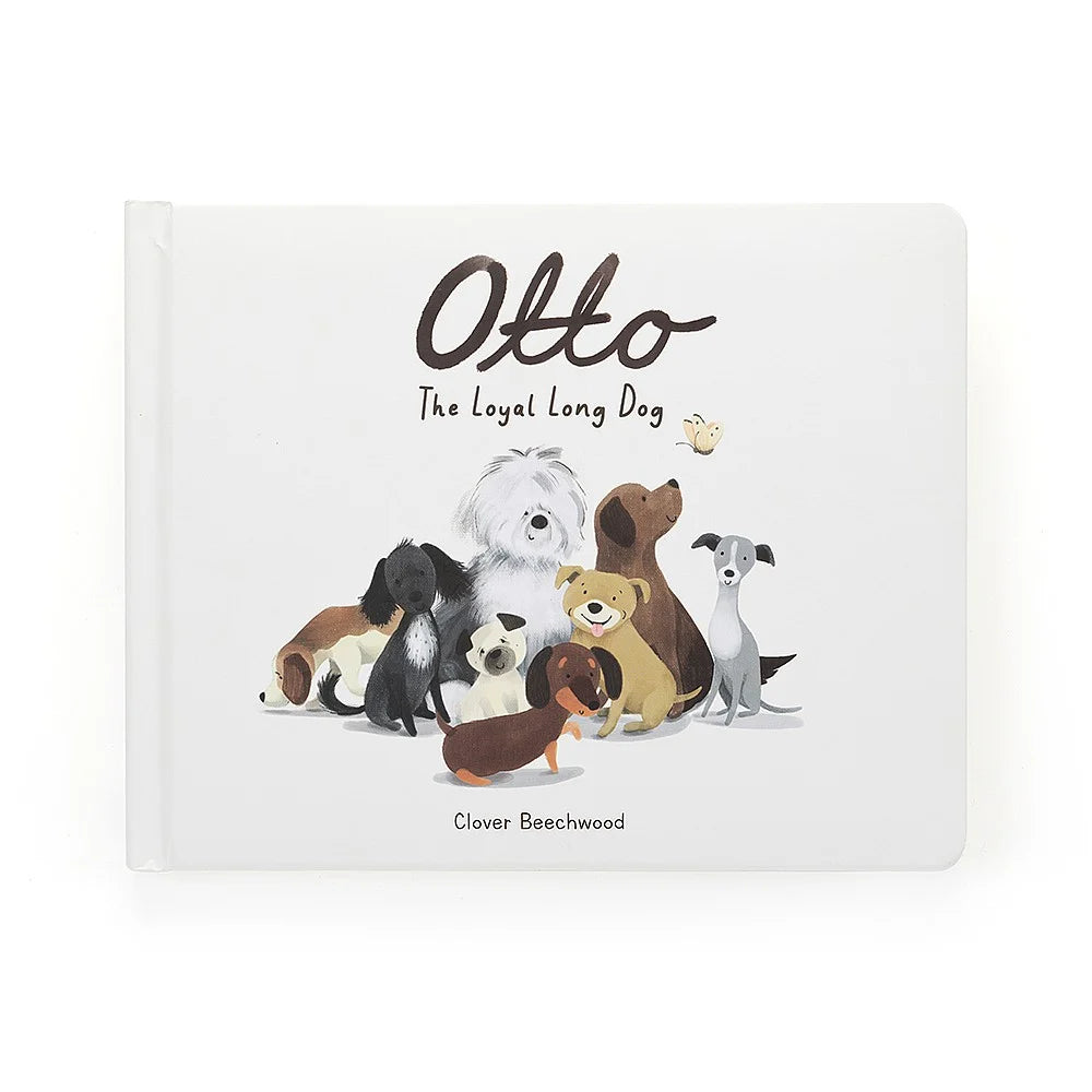 JellyCat "Otto The Loyal Dog" Book