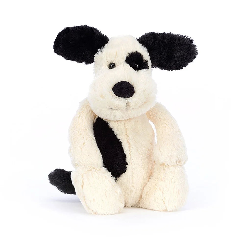 JellyCat Beautiful Black/Cream Puppy