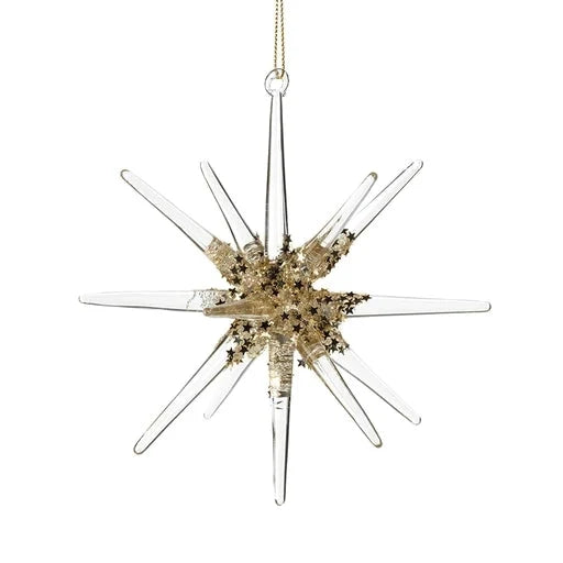 Glass 3D Snowflake