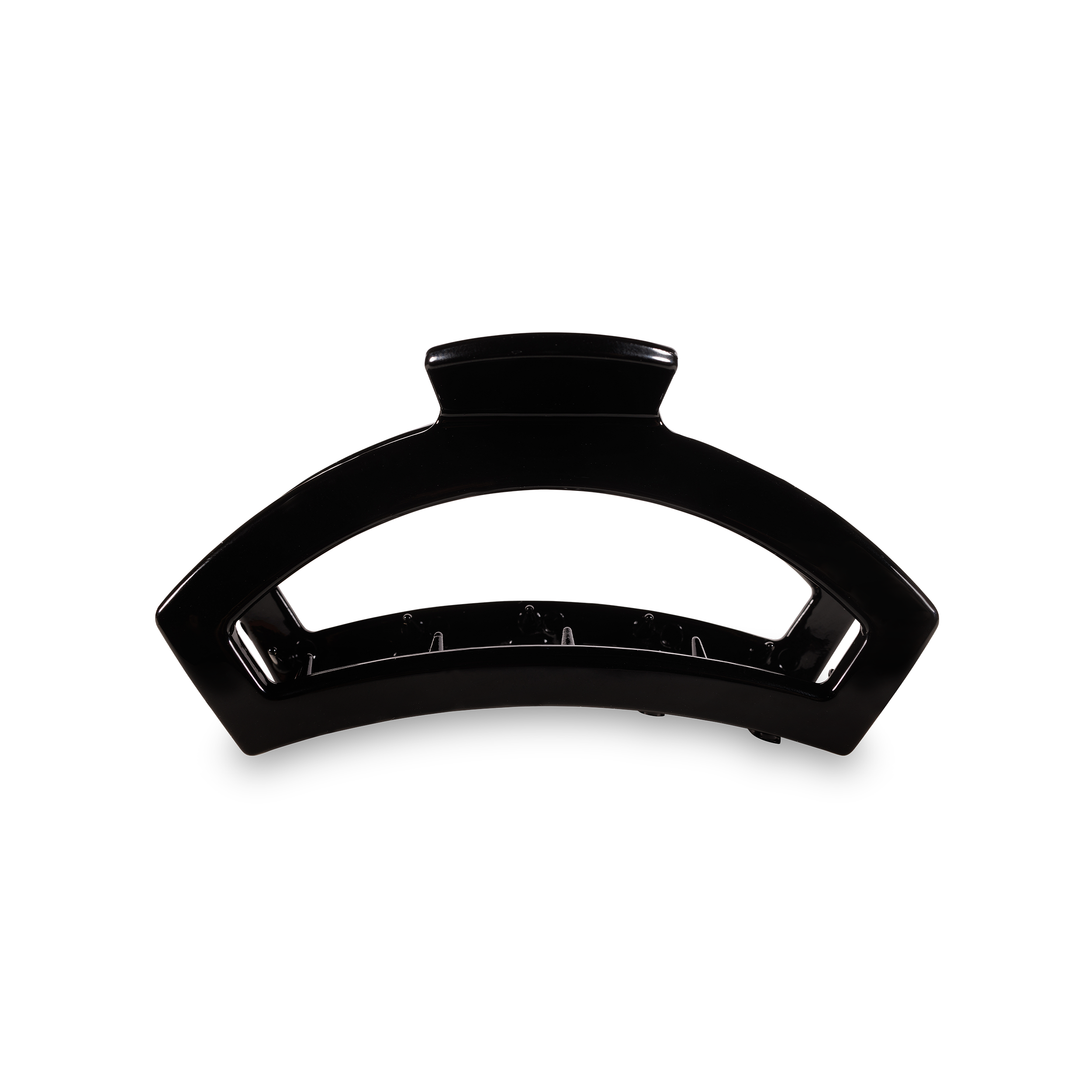 Open Jet Black Medium Hair Clip