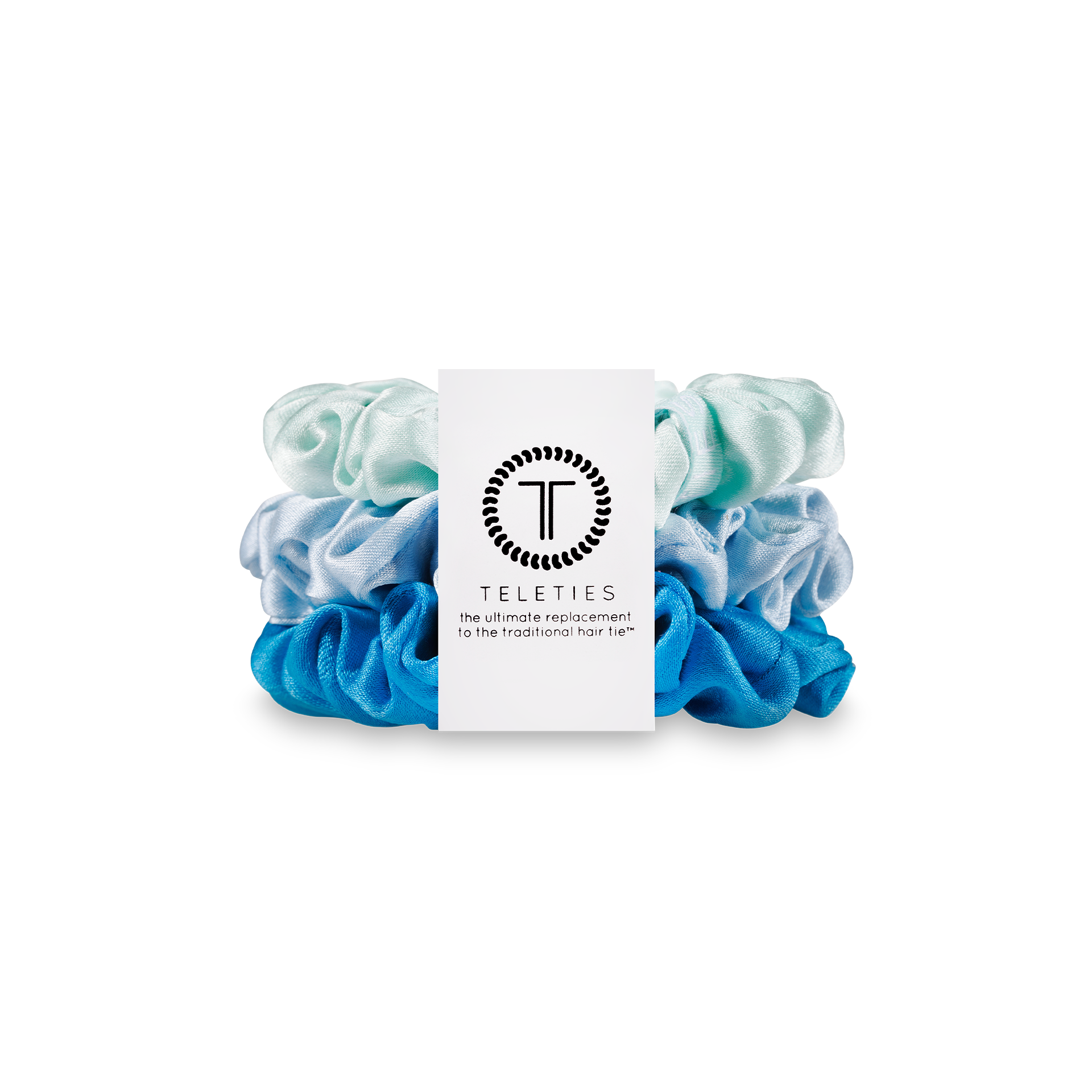 Blue My Mind - Silk Scrunchie Large