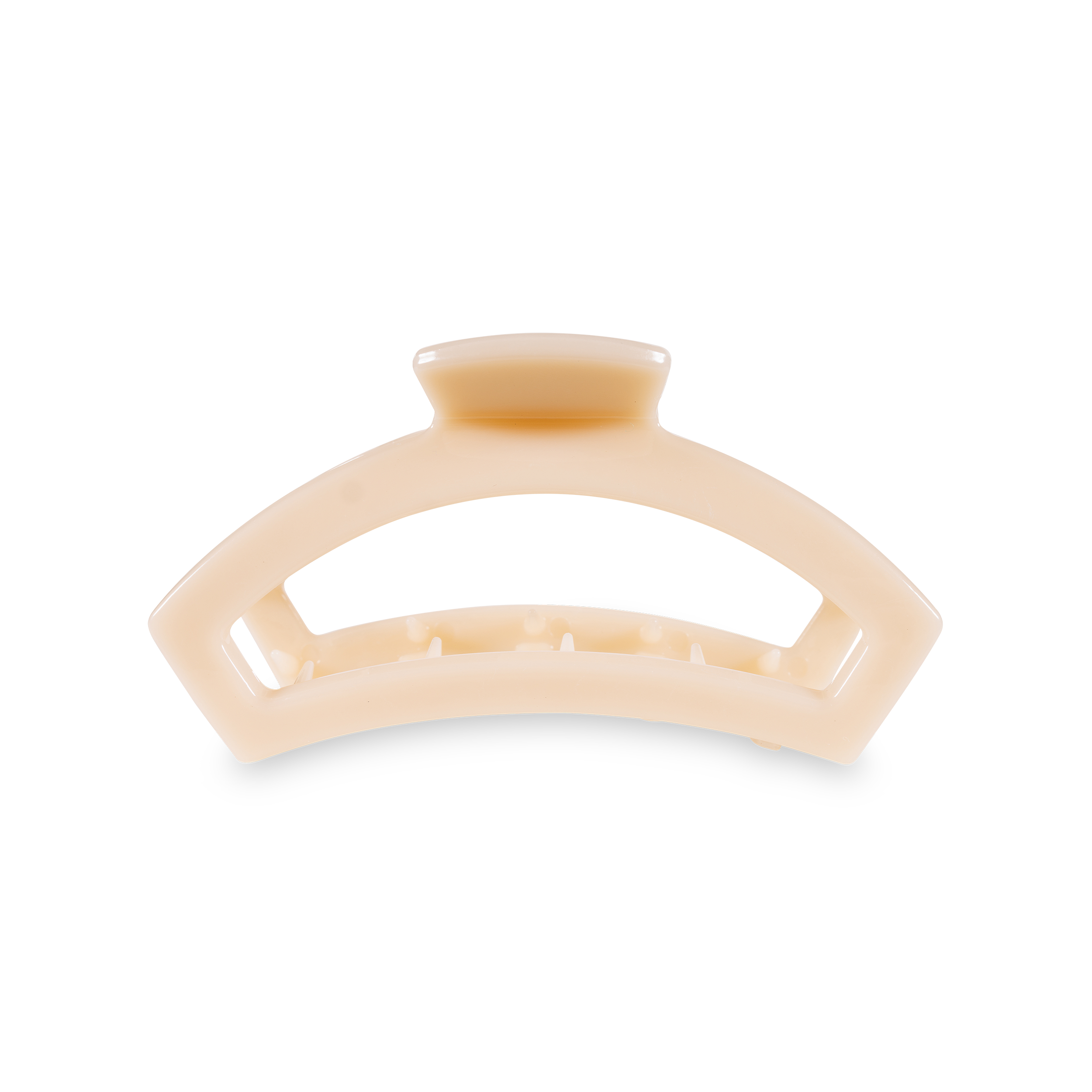 Open Almond Beige Medium Hair Clip