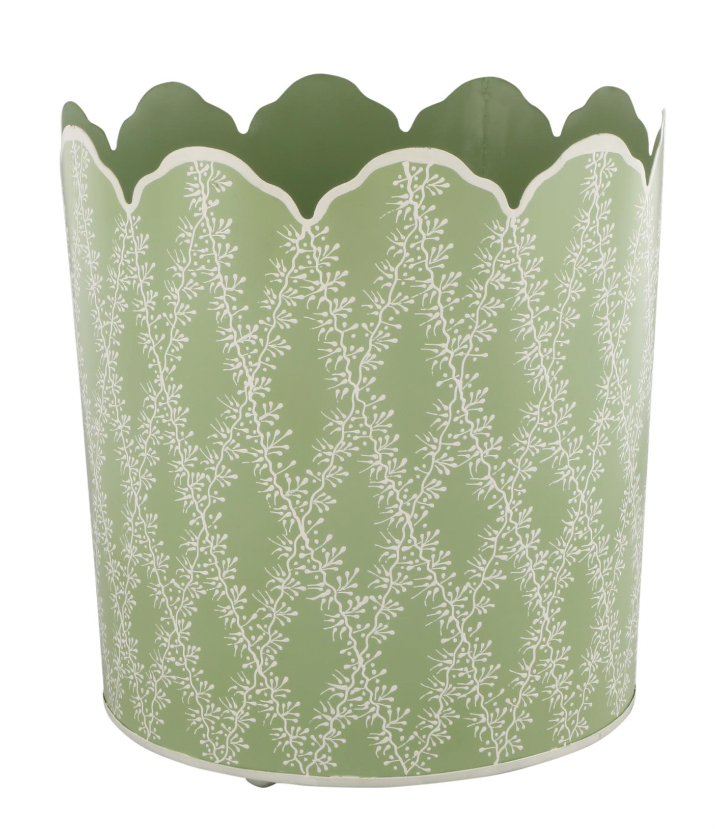 FABULOUS LARGE TRELLIS FLOOR PLANTER (GREEN)