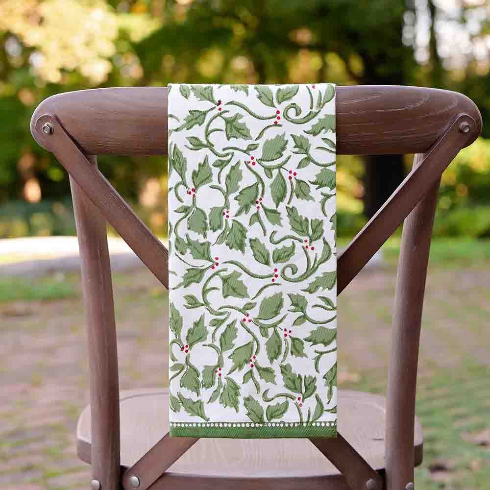 Holly Berry Tea Towels