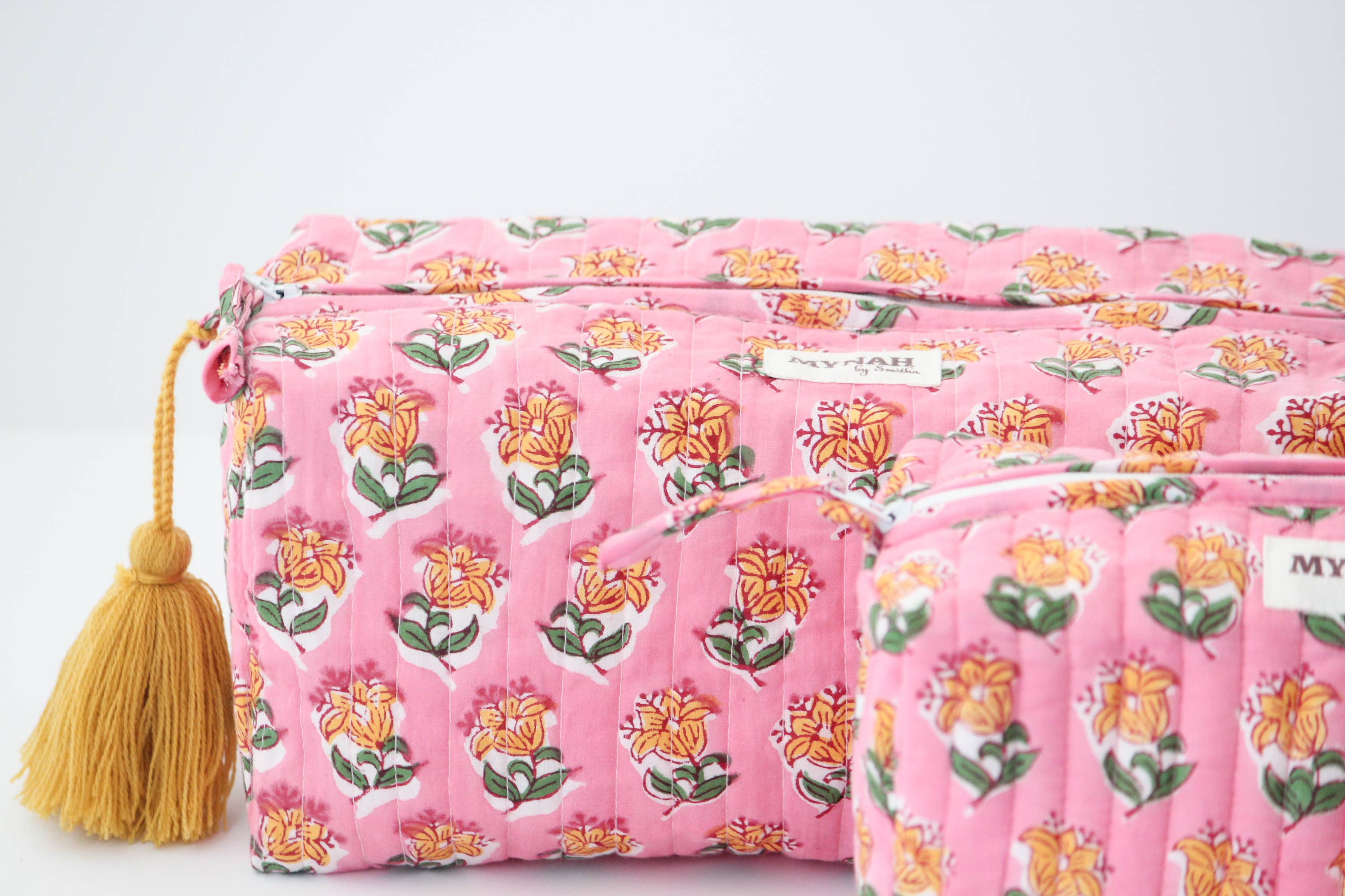 Bubblegum mot/print travel/make up/organizer/bag-LARGE only