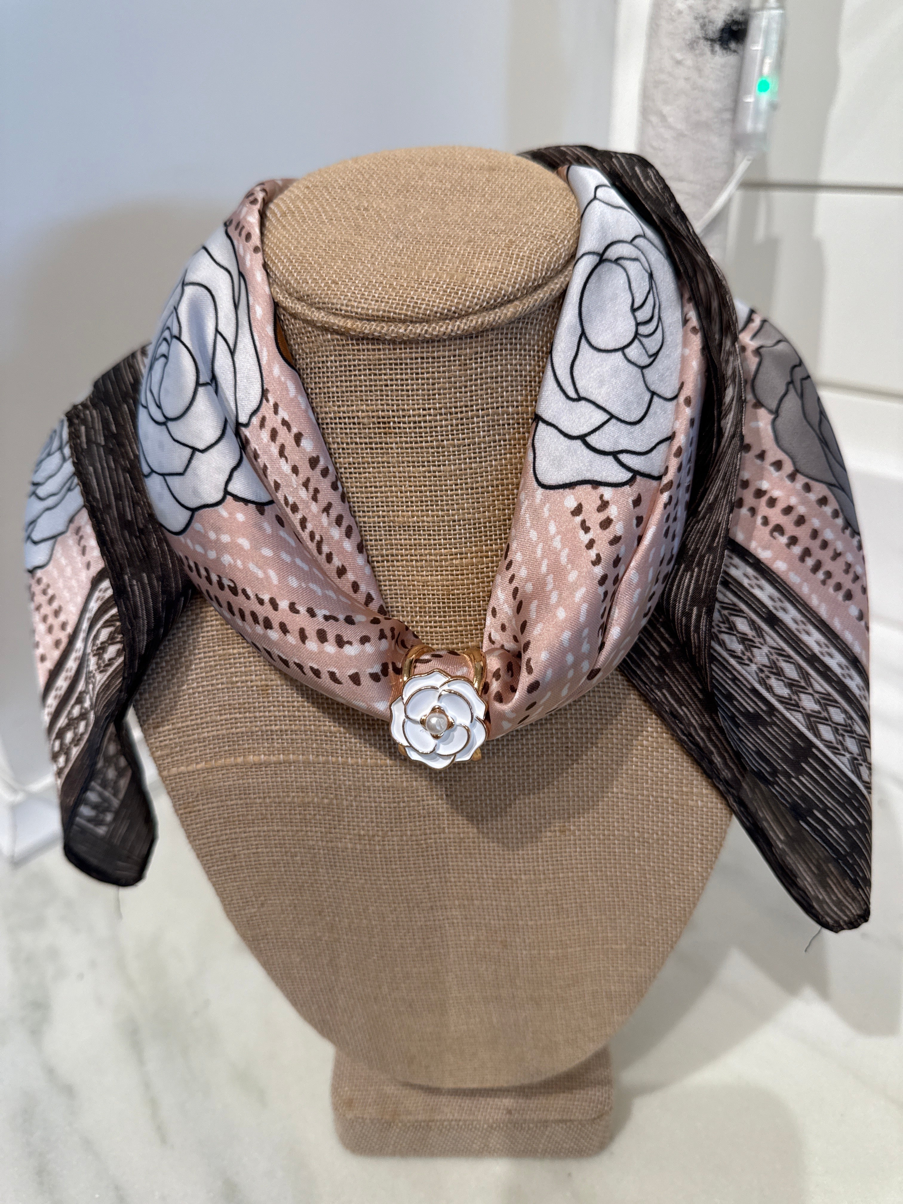 Charm Scarf Necklace