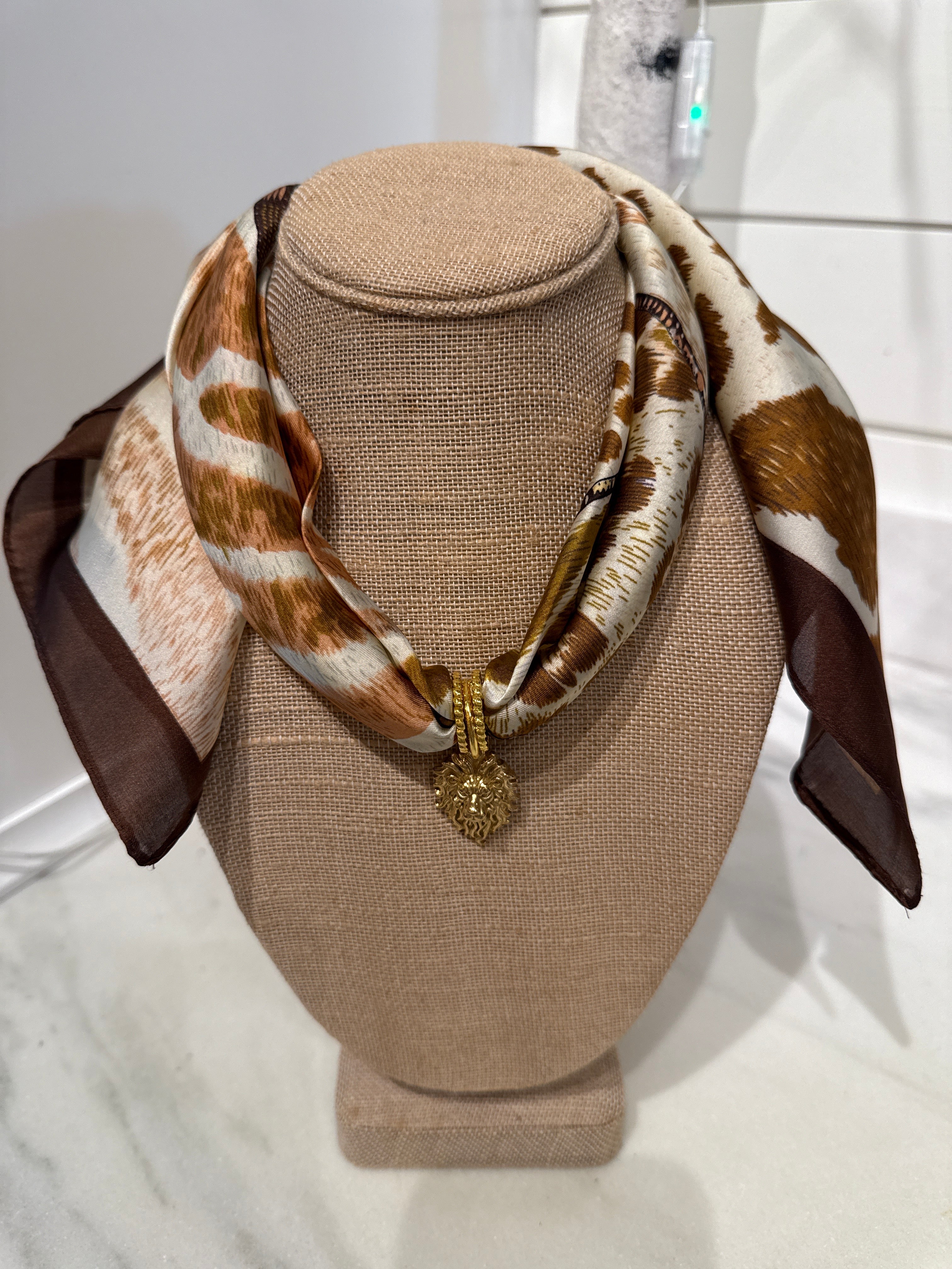 Charm Scarf Necklace