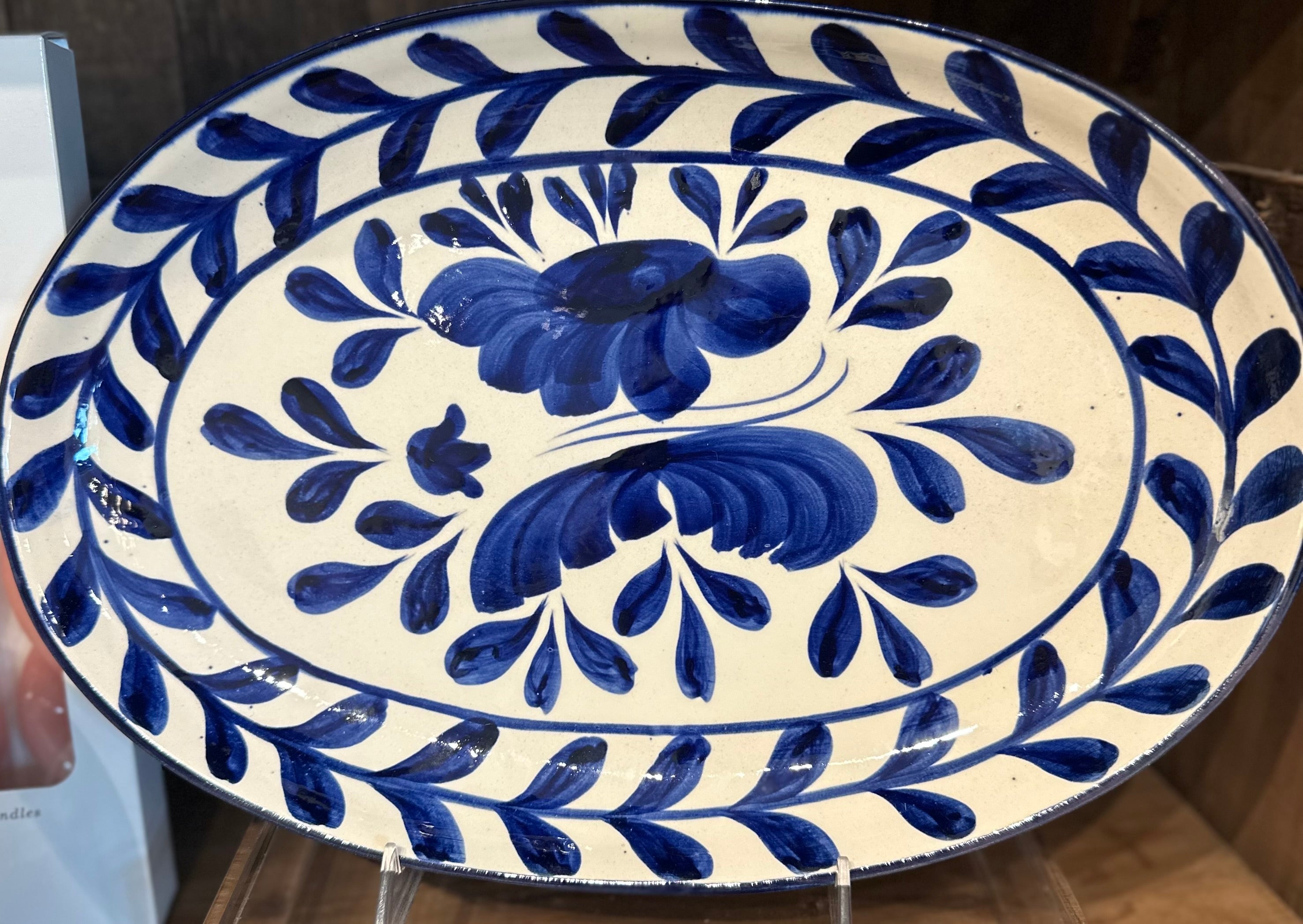 Helenita Blue and White Platter