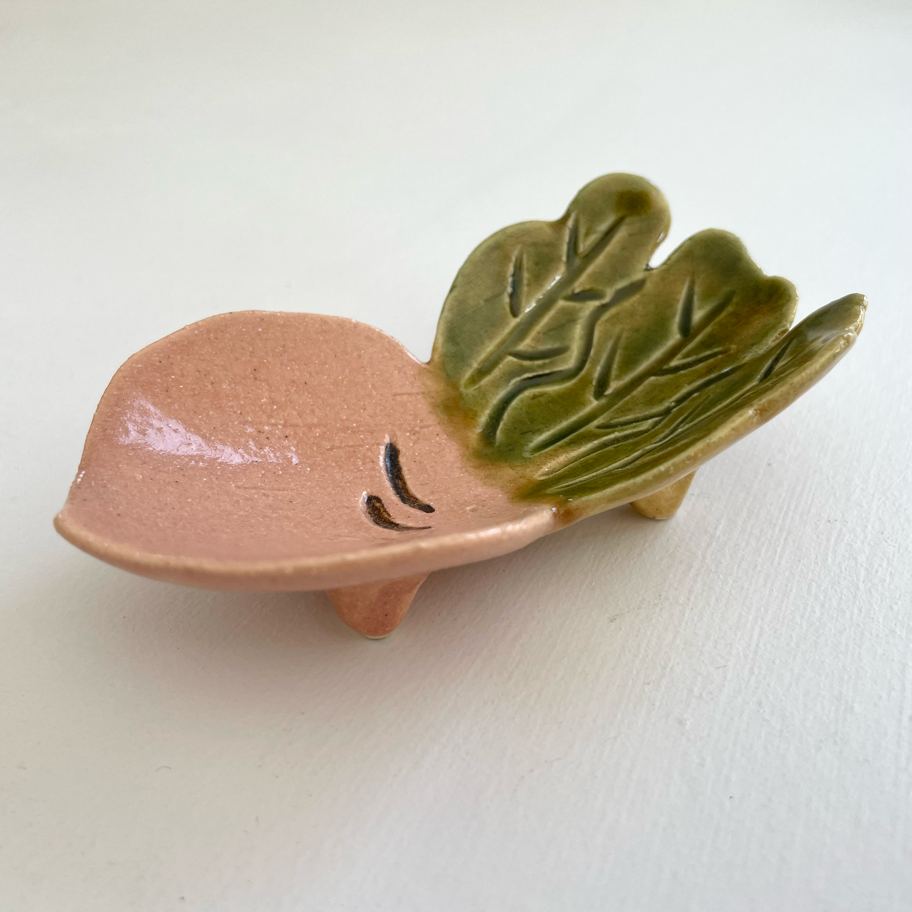 Handmade ceramic mini vegetable and fruit dishes