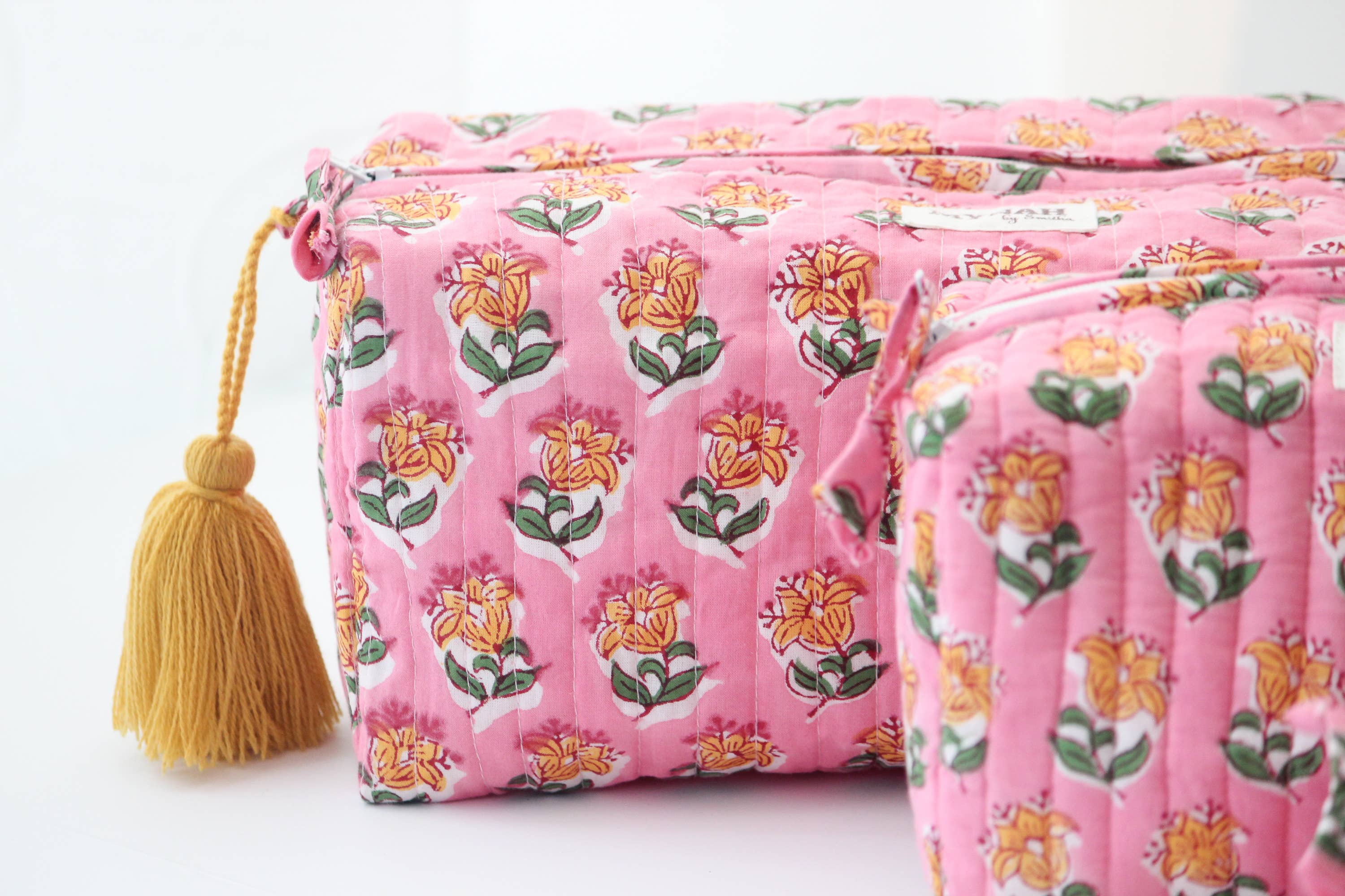 Bubblegum mot/print travel/make up/organizer/bag-LARGE only
