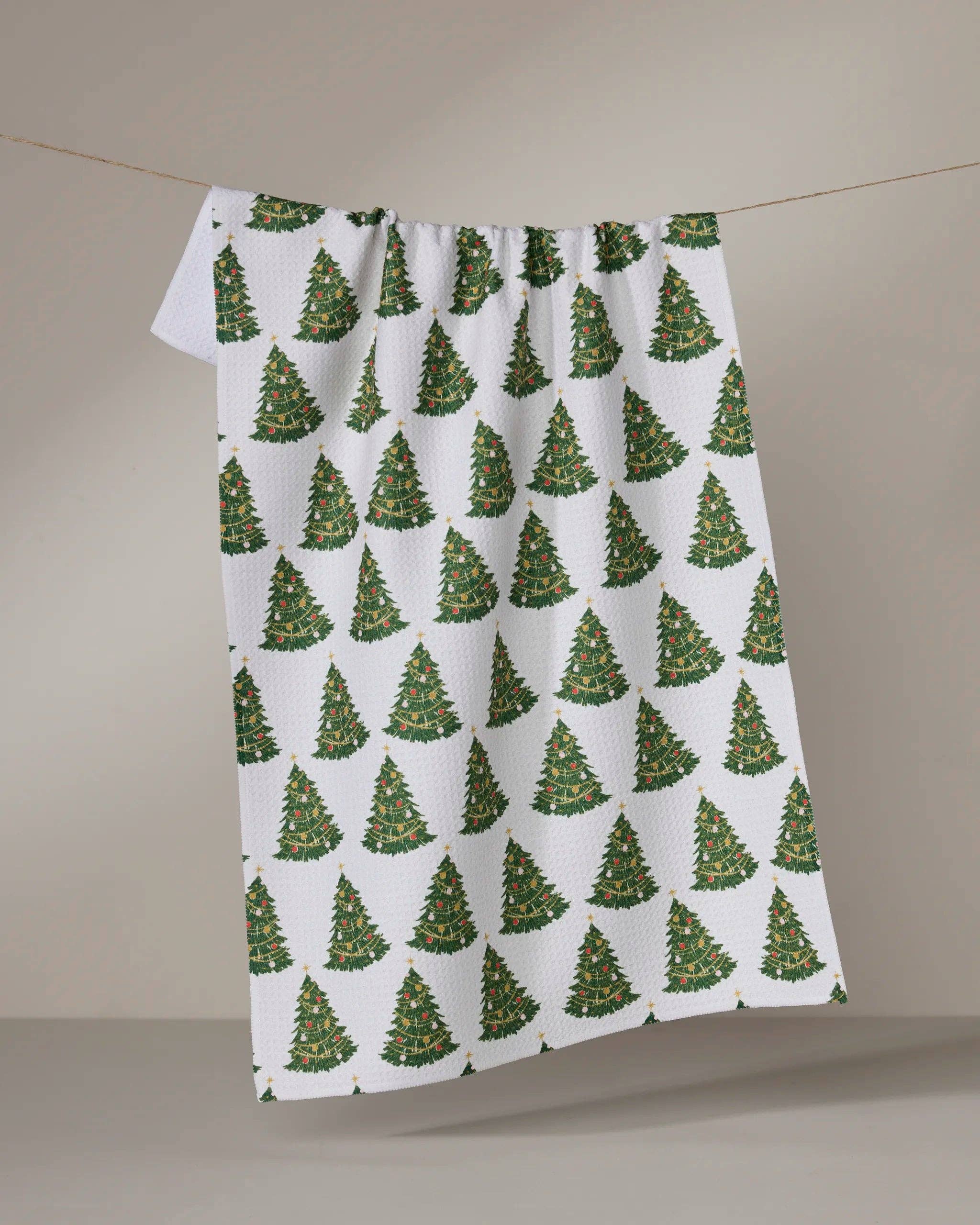 Decked Out Tea Towel