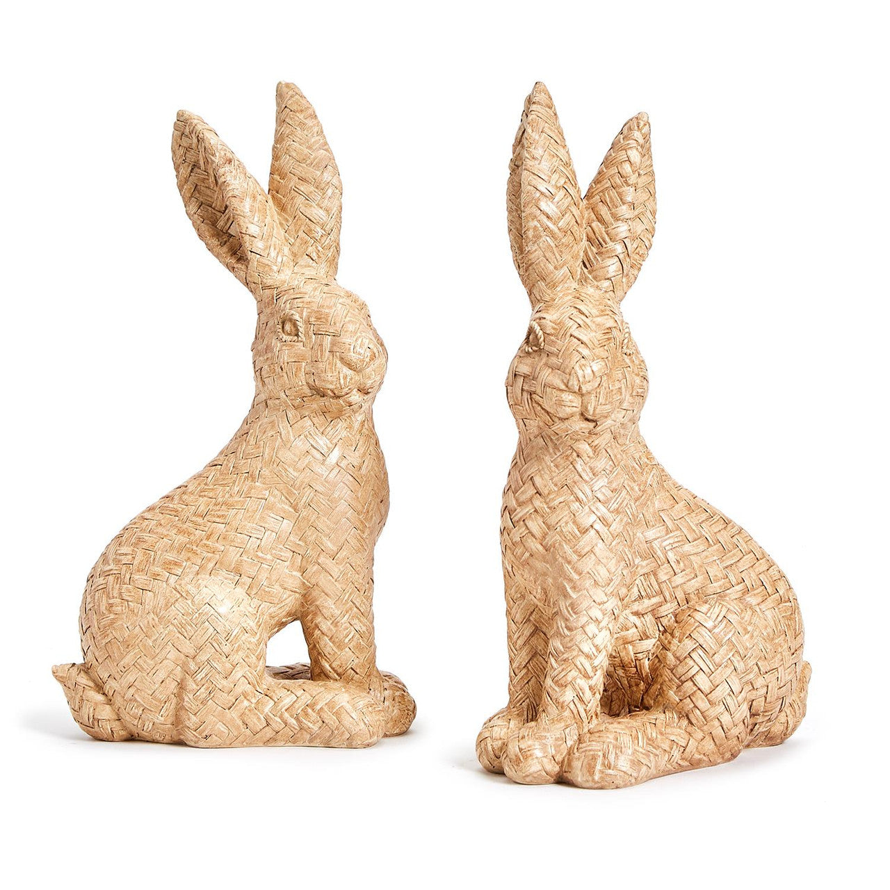Rattan Weave Pattern Easter Bunnies