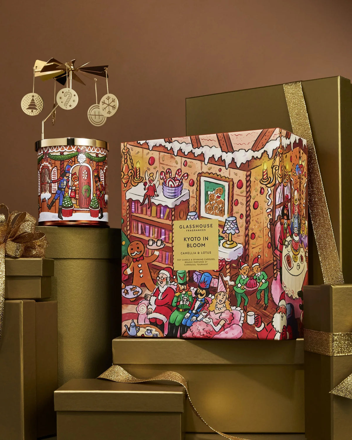 Kyoto In Bloom Candle & Spinning Carousel (Holiday Limited Edition)