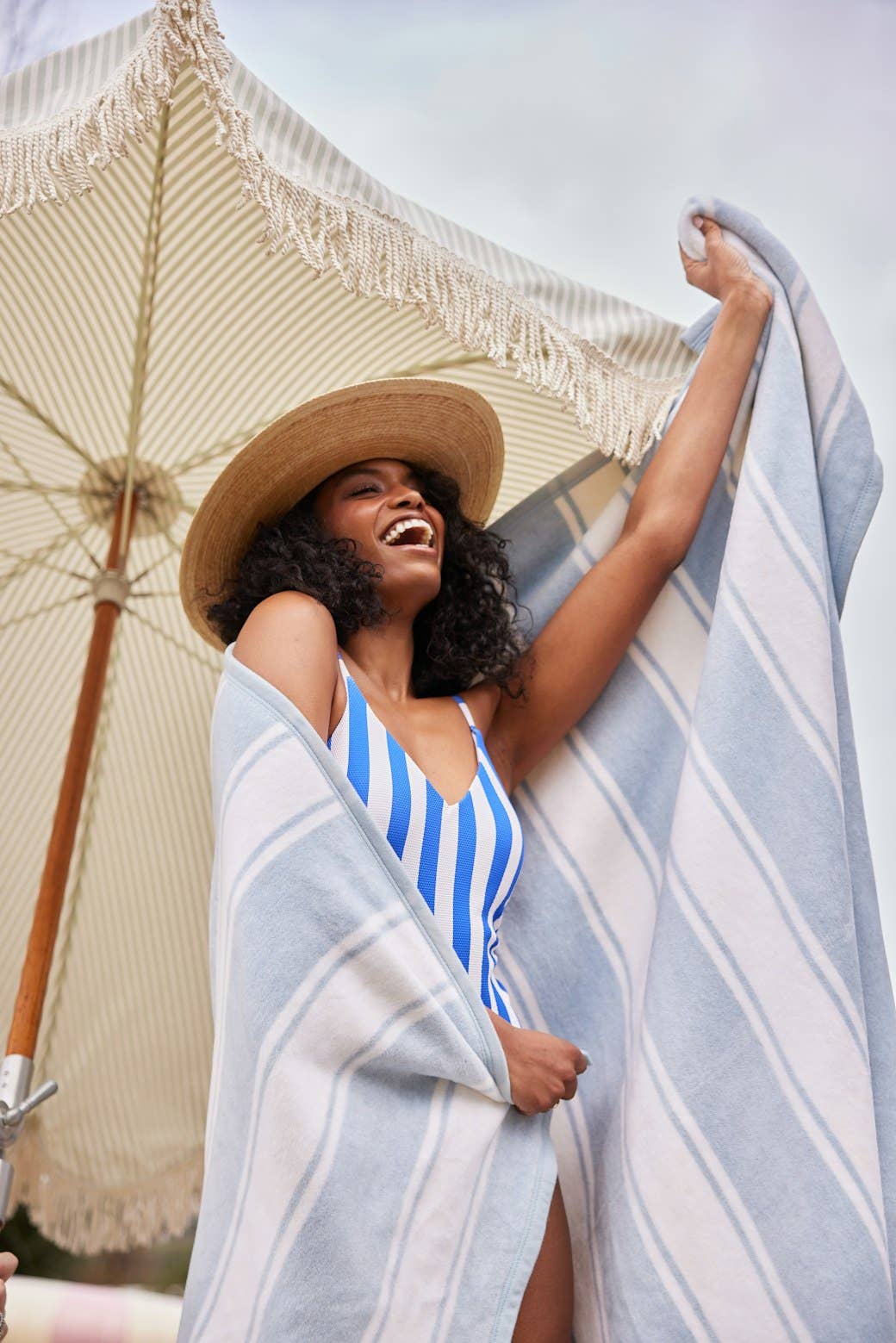 Beachy Stripe Blanket