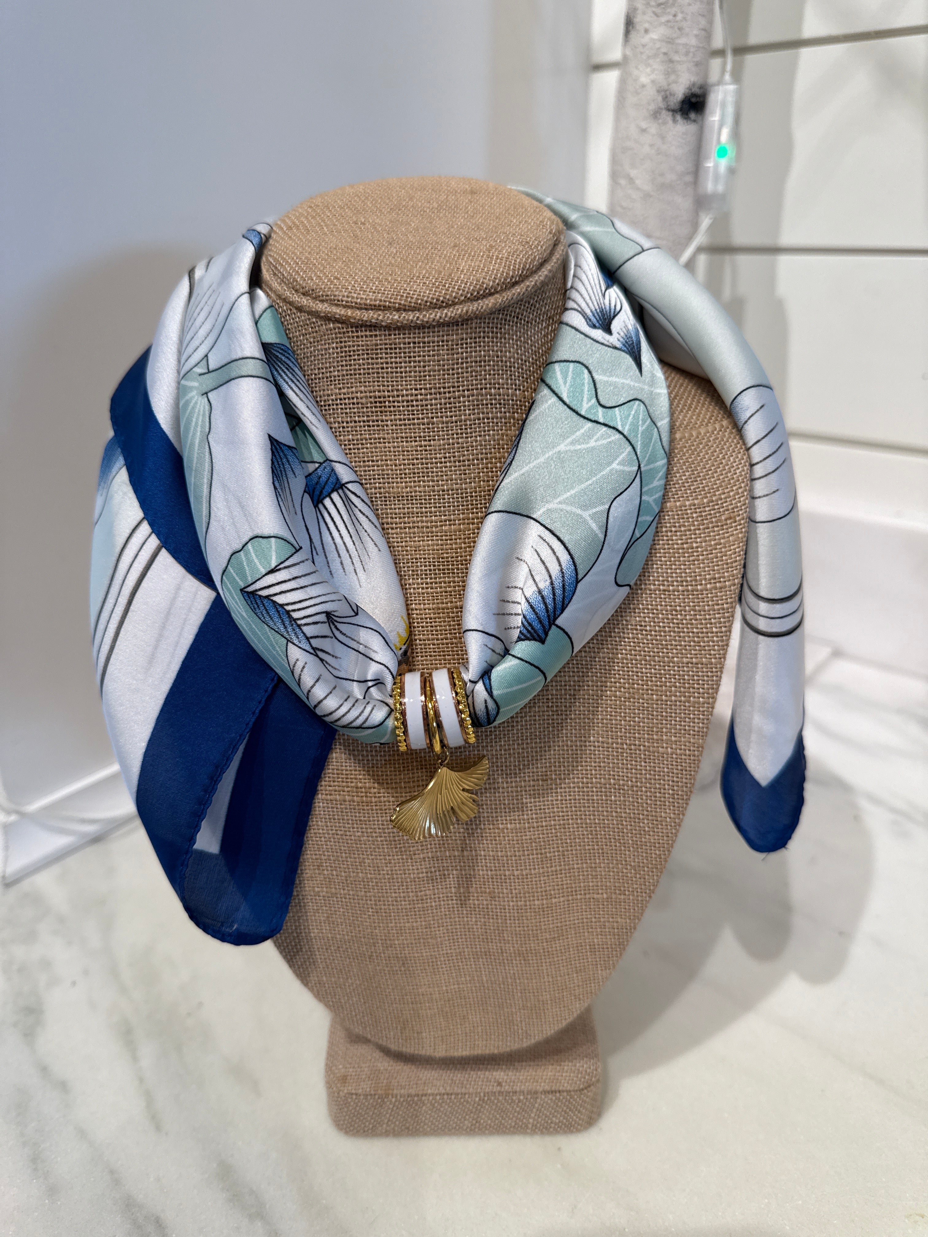 Charm Scarf Necklace