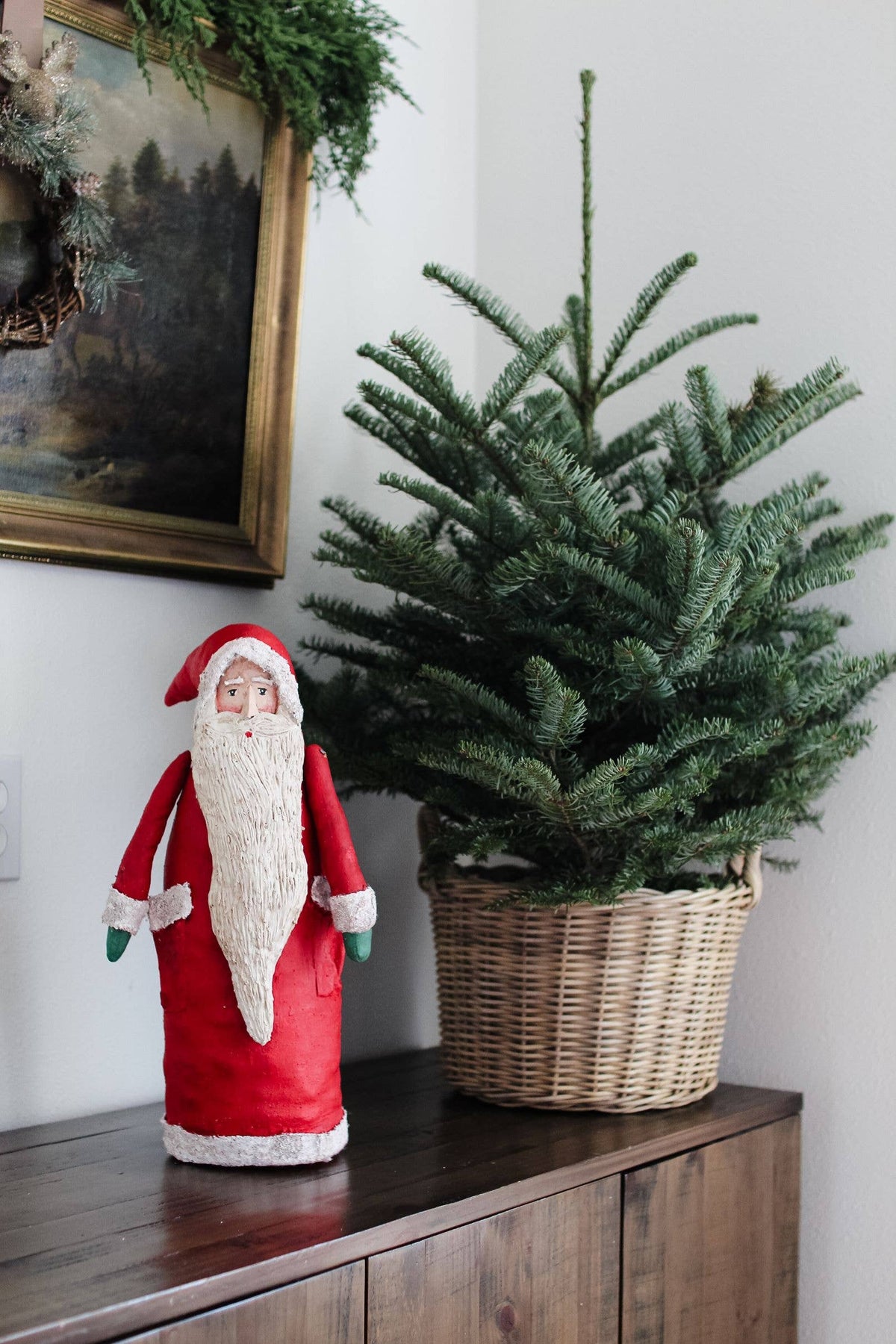 17.5" Canvas Father Santa (Red)
