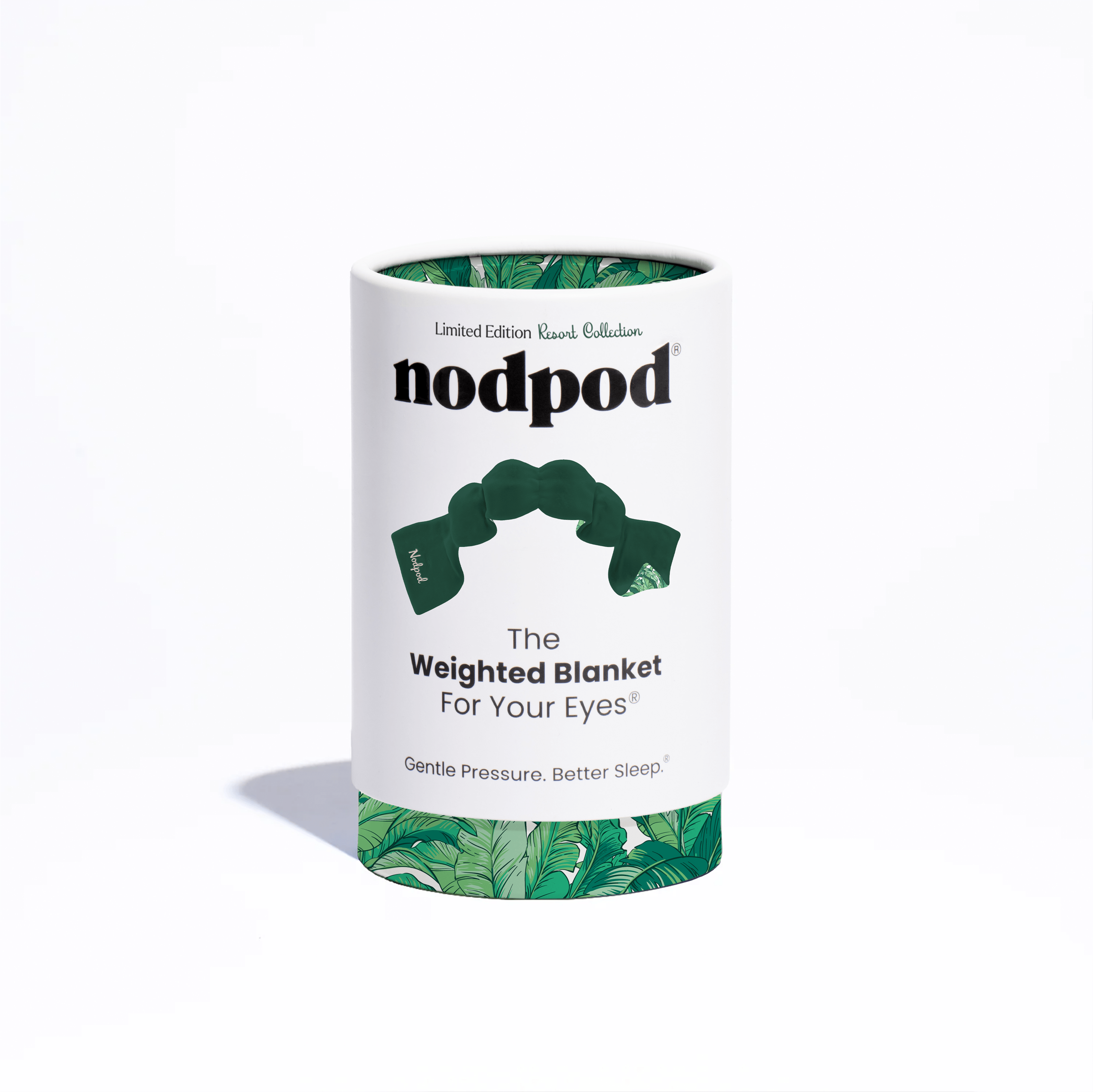 Weighted Sleep Mask - Resort Collection PalmLeaf