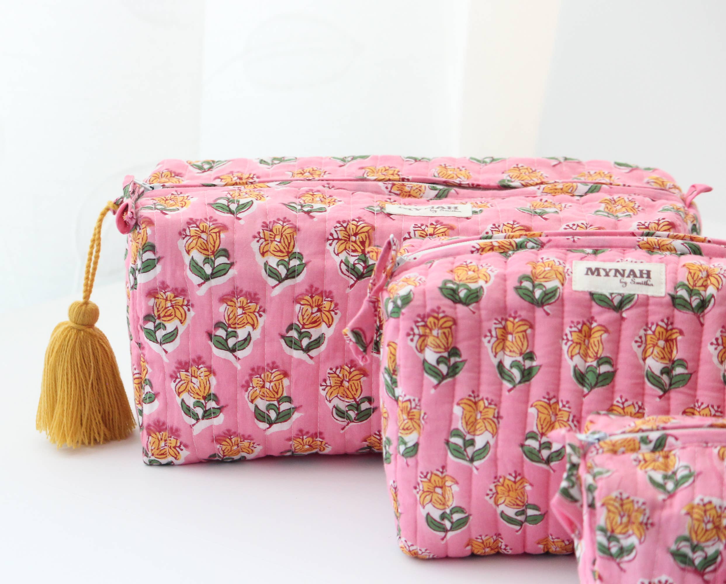 Bubblegum mot/print travel/make up/organizer/bag-LARGE only