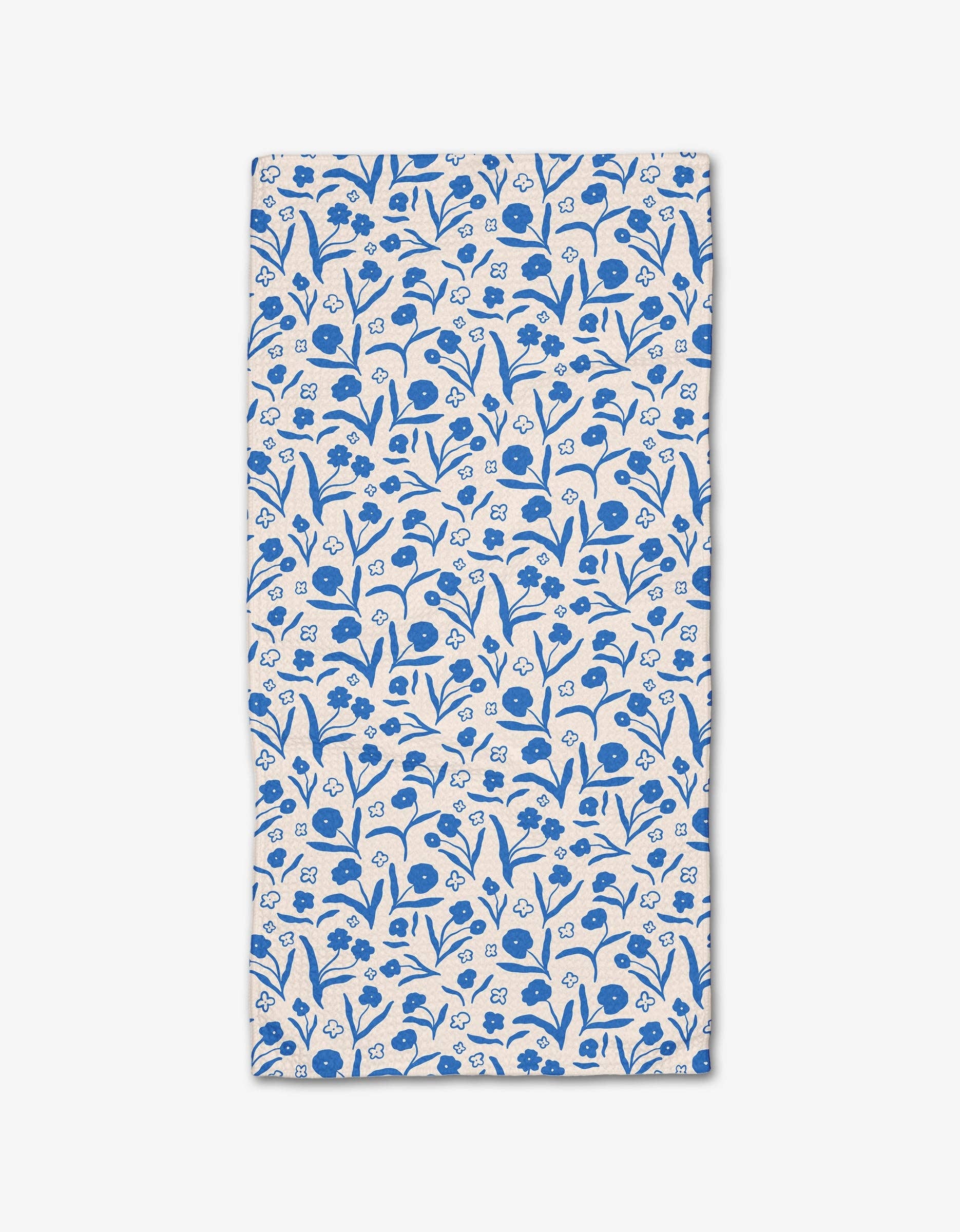 Blooming Blue Floral Bar Towel