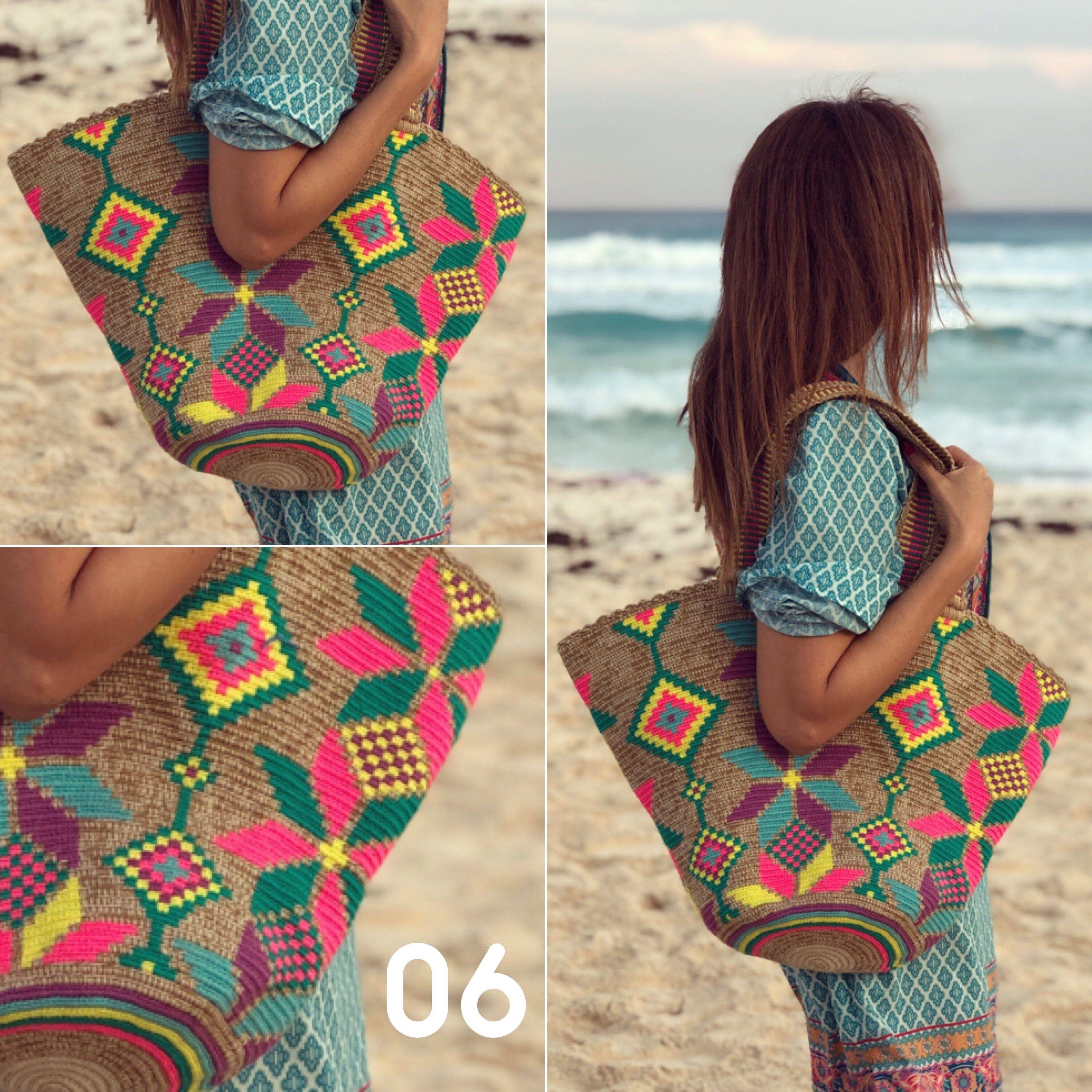 Summer Solstice Tote Bags | Summer Crochet Beach Totes