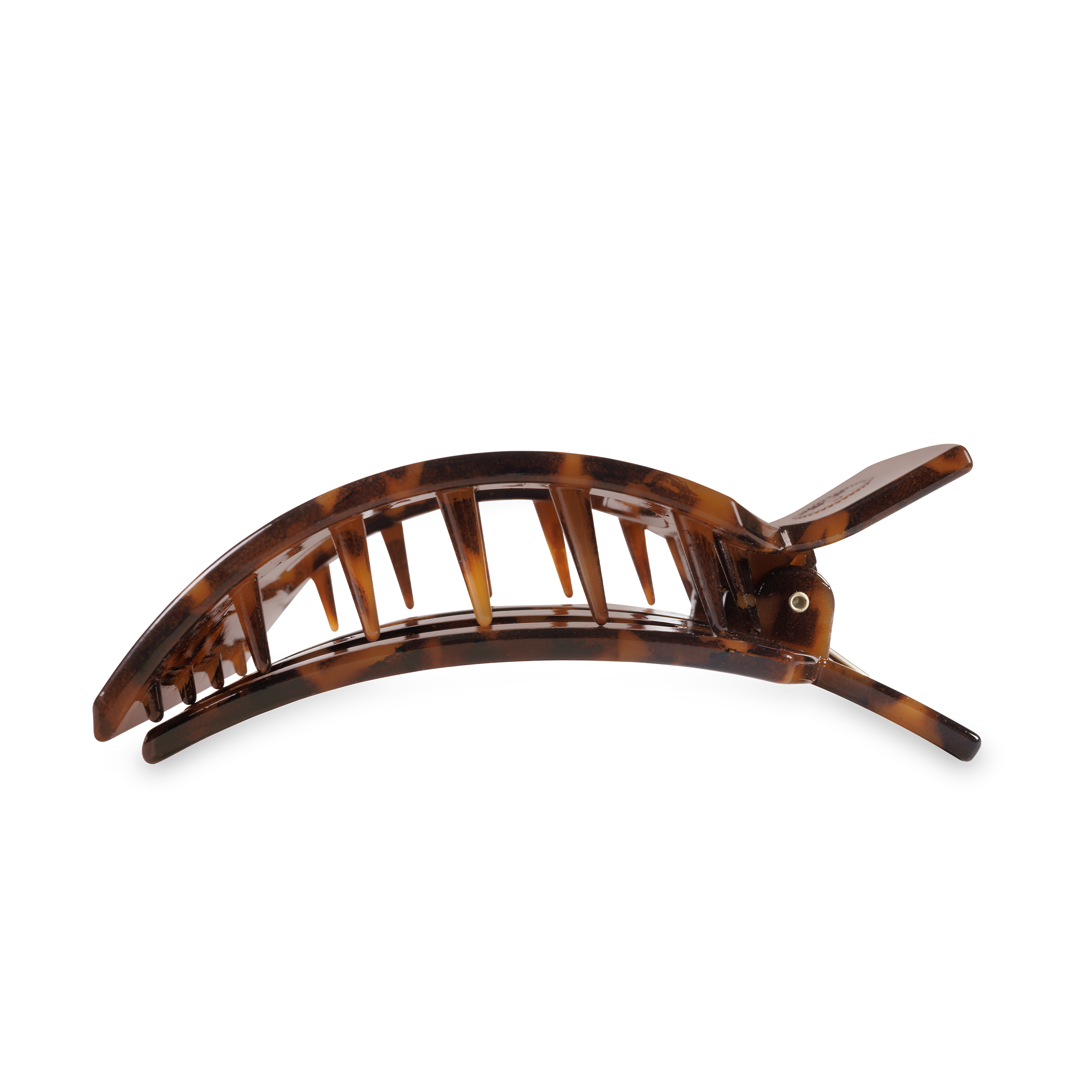 Tortoise Large Flat Square Hair Clip