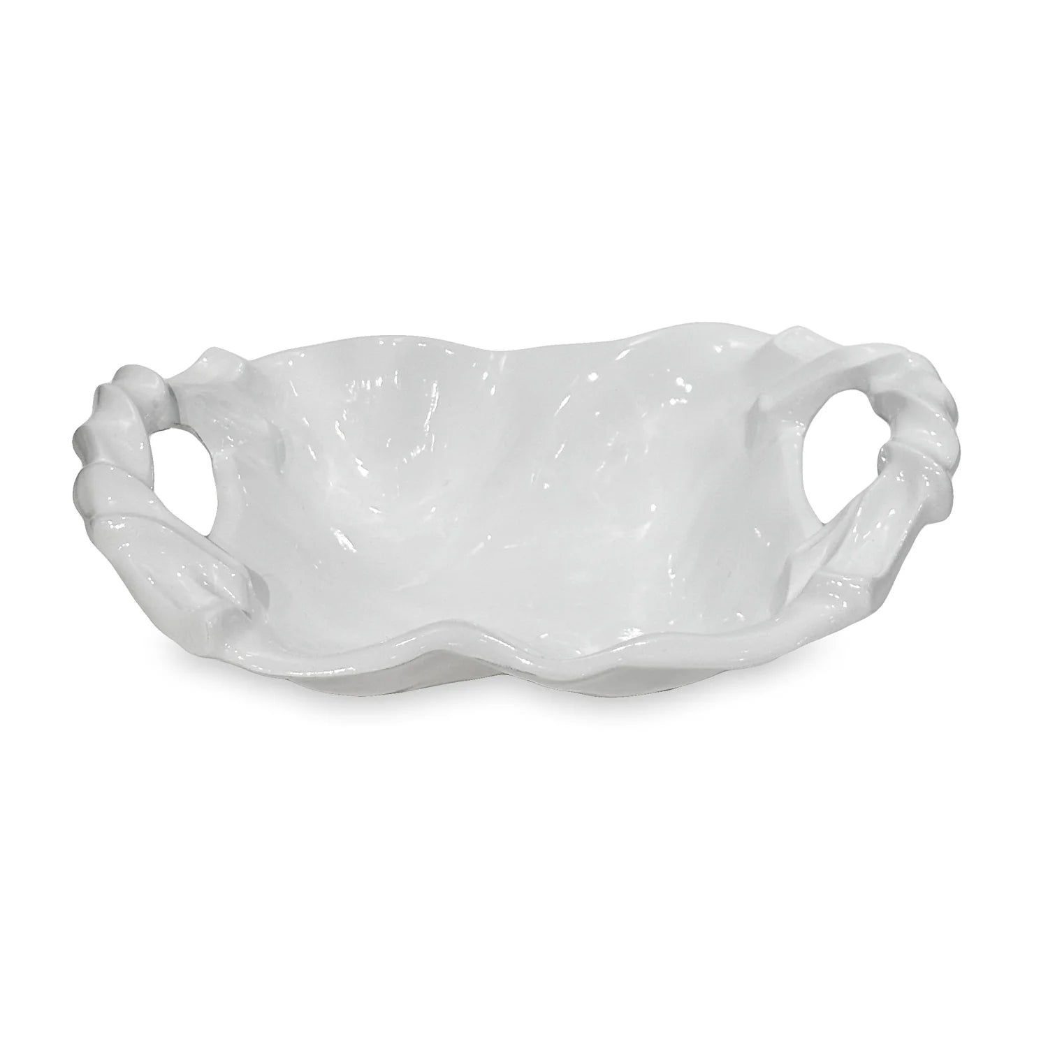VIDA Sasha Small Bowl with Handles White