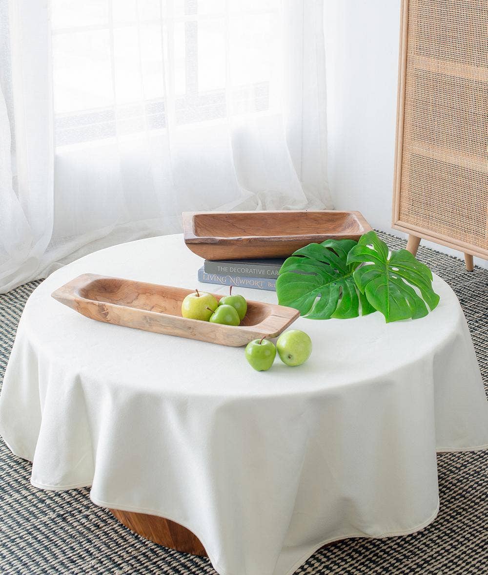 Teak Rect Tray