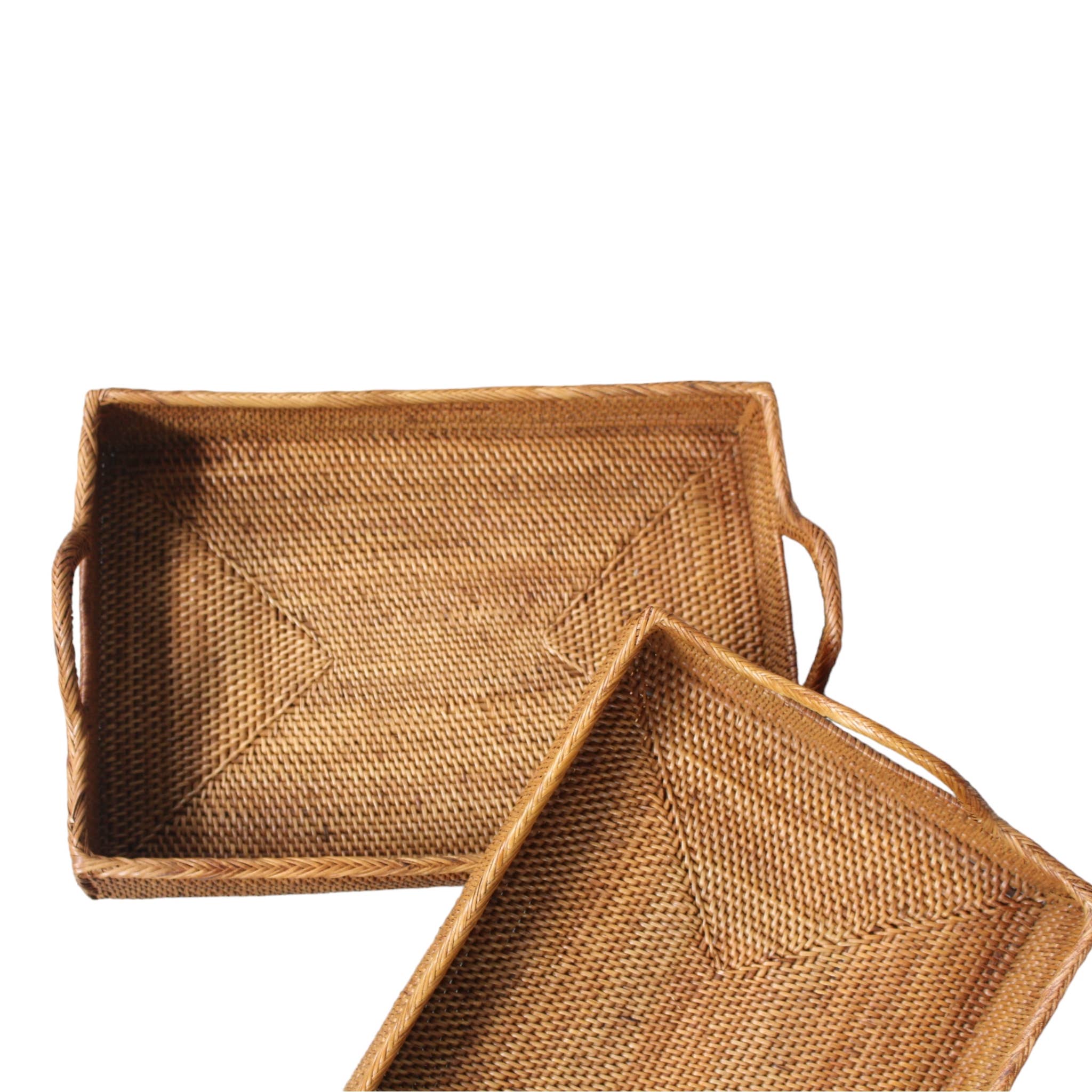 Rattan Rectangle Serving Tray