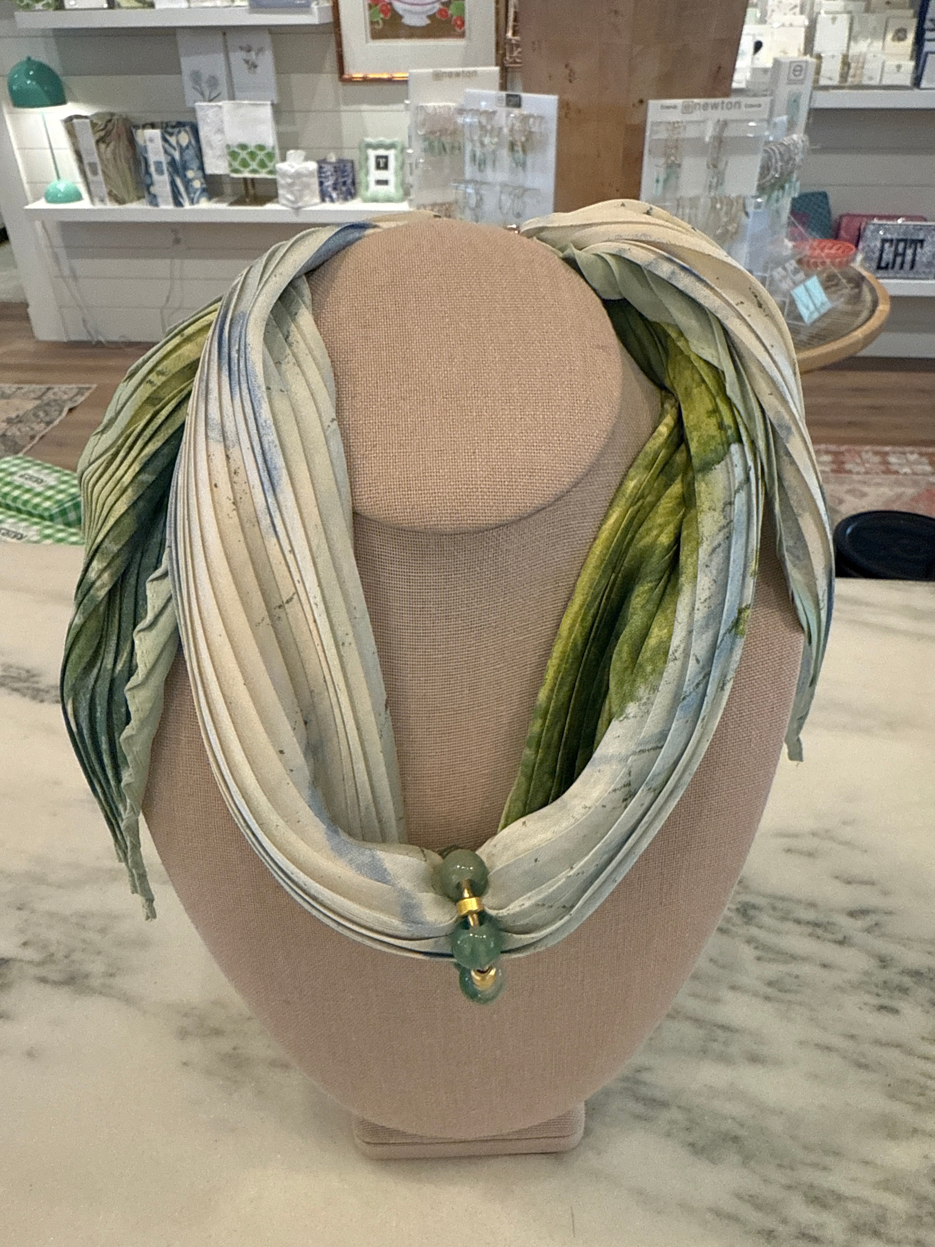 Charm Scarf Necklace