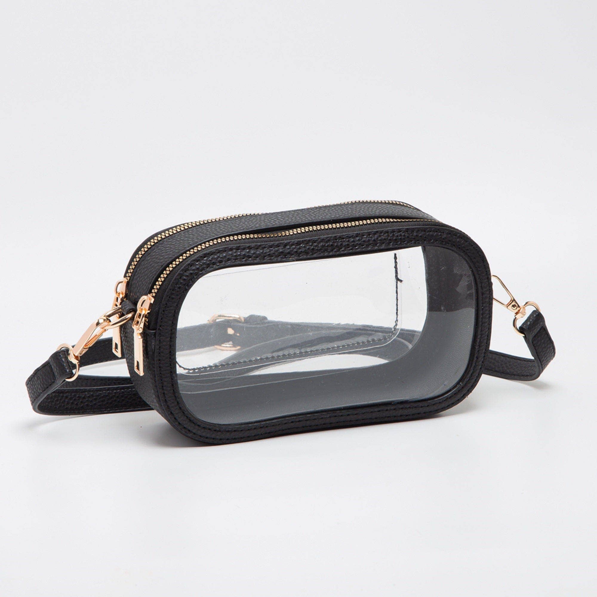 Double Zipper Oval Clear Gameday/Stadium Bag