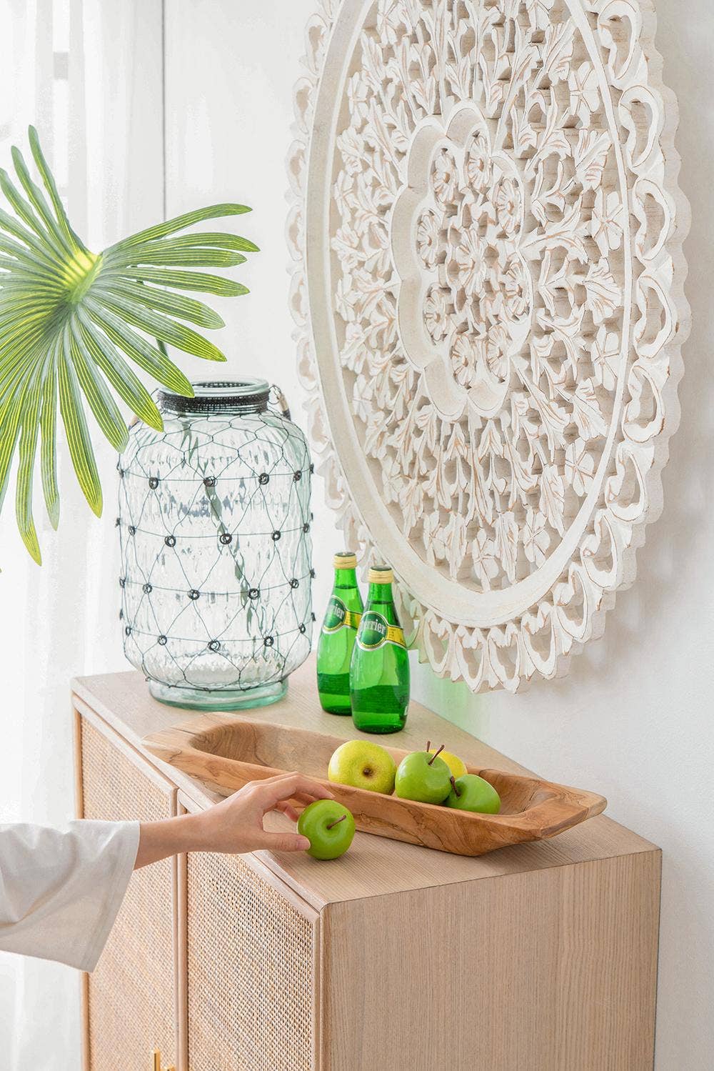 Teak Rect Tray