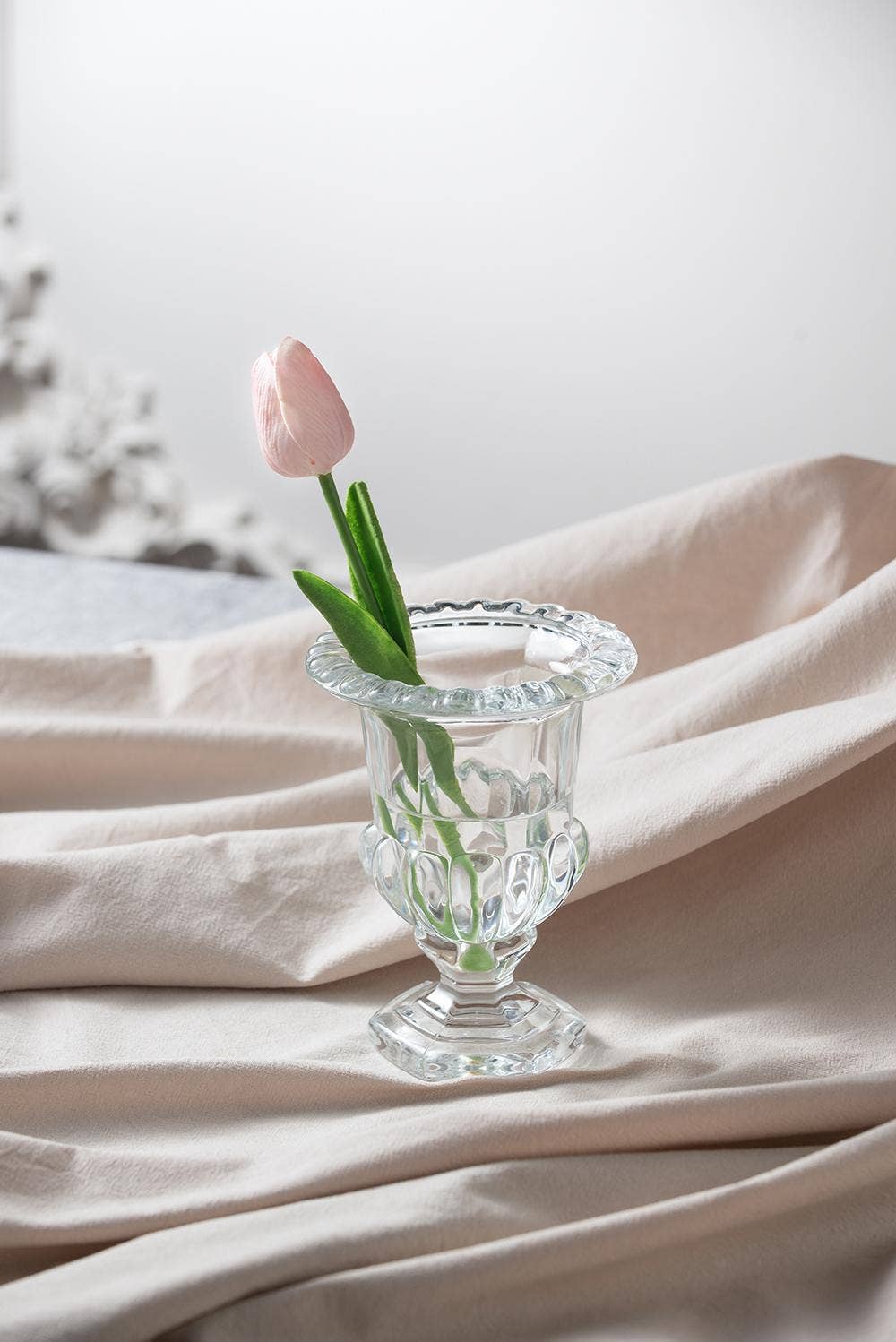 D4.5x6" Crystal Elegance Glass Vase