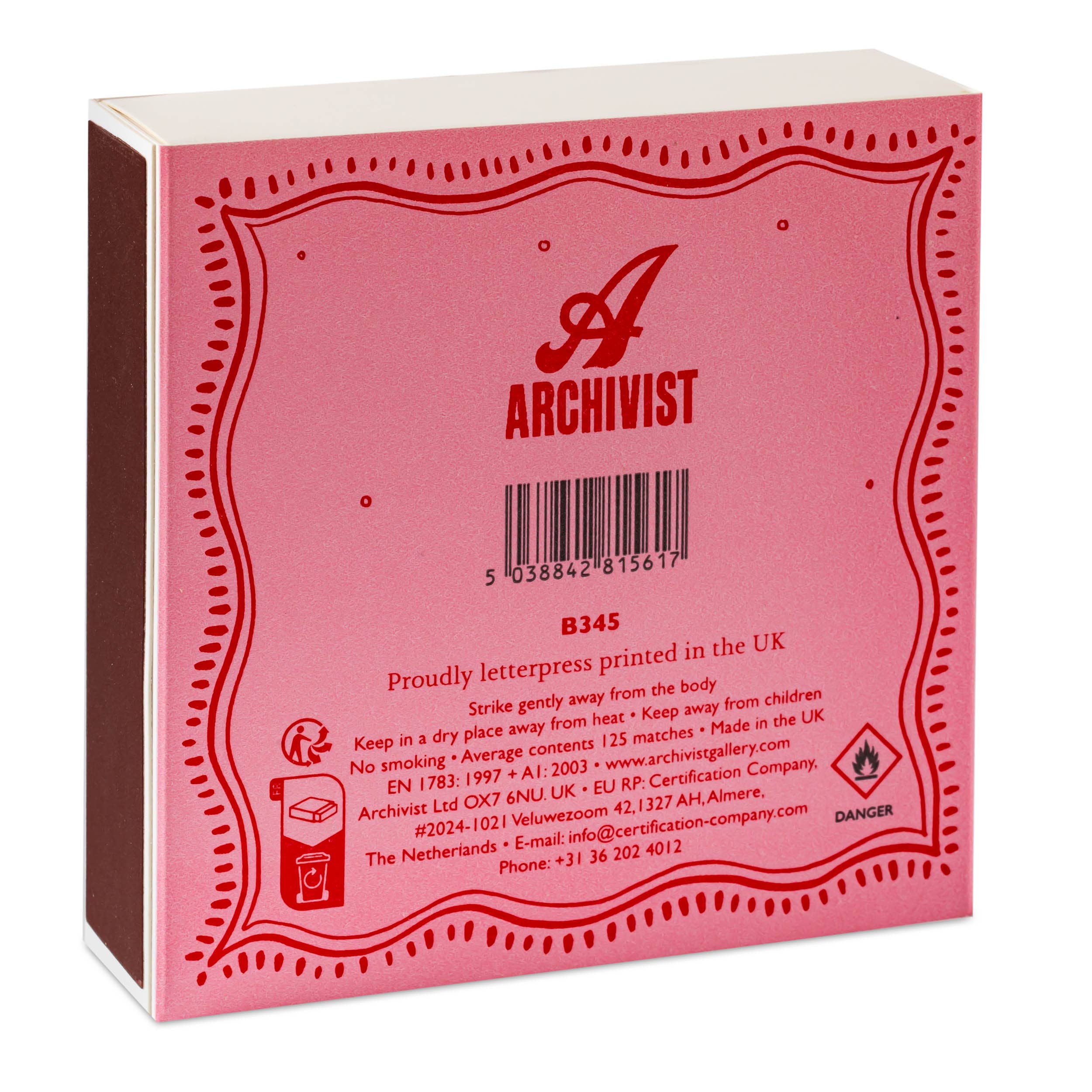 Merry & Bright | Square - Christmas Safety Matches🎄