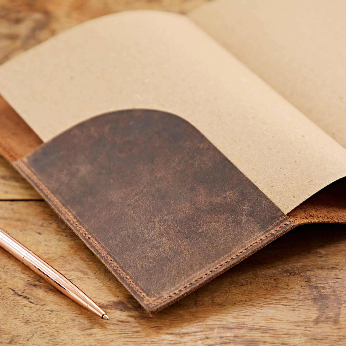 Buffalo Leather Refillable Journal