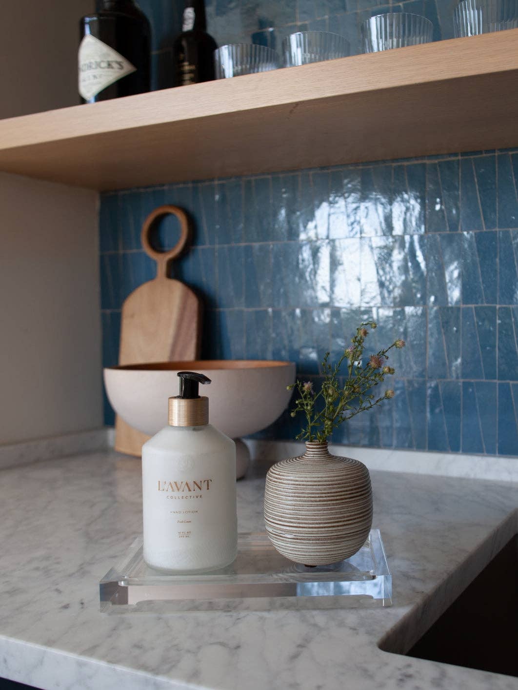 Hand Lotion (Glass Bottle)- BLUSHED BERGAMOT