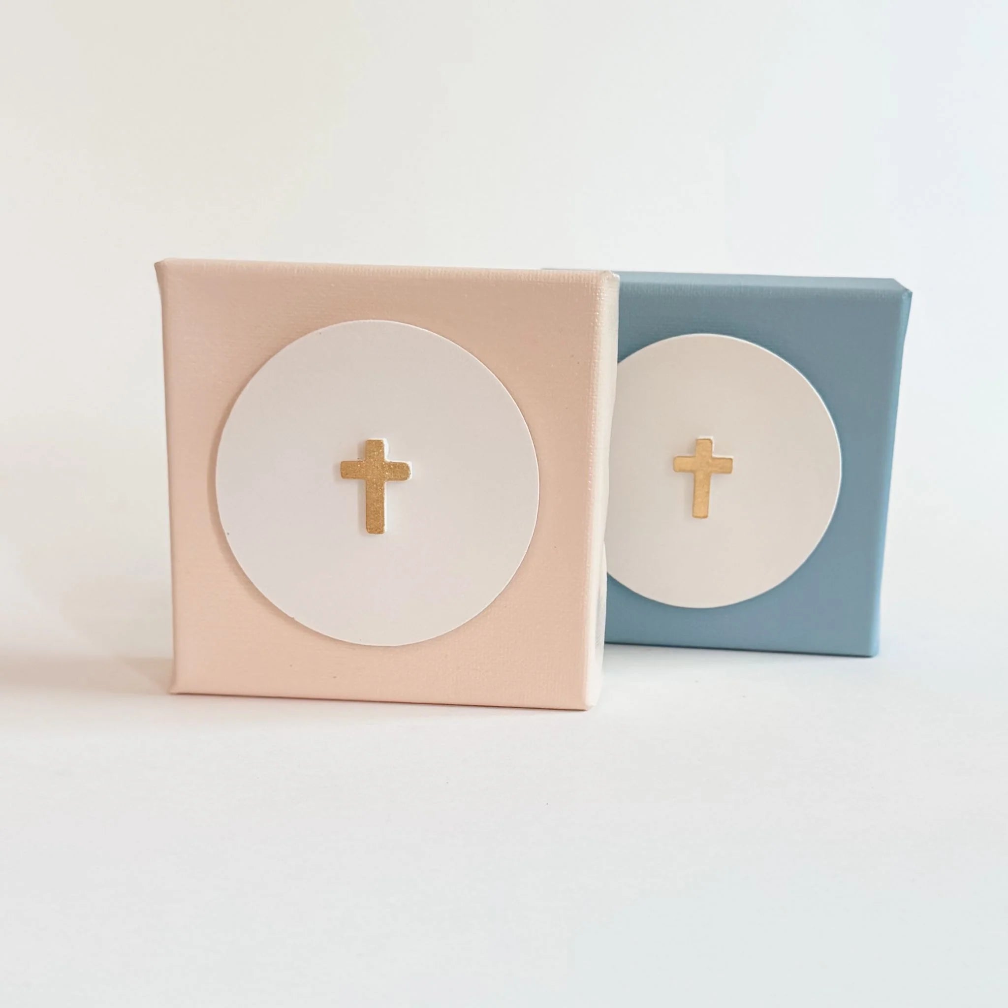 4x4 Tiny Cross Intaglio Canvas
