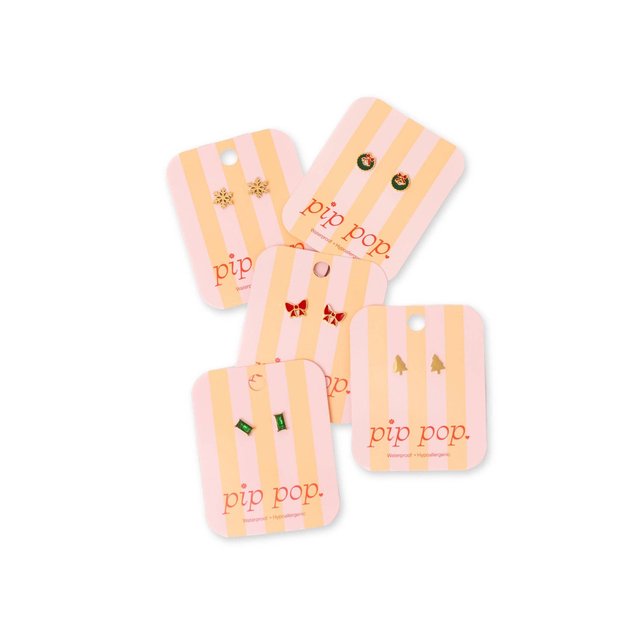Holiday Pip Pop Post Earrings