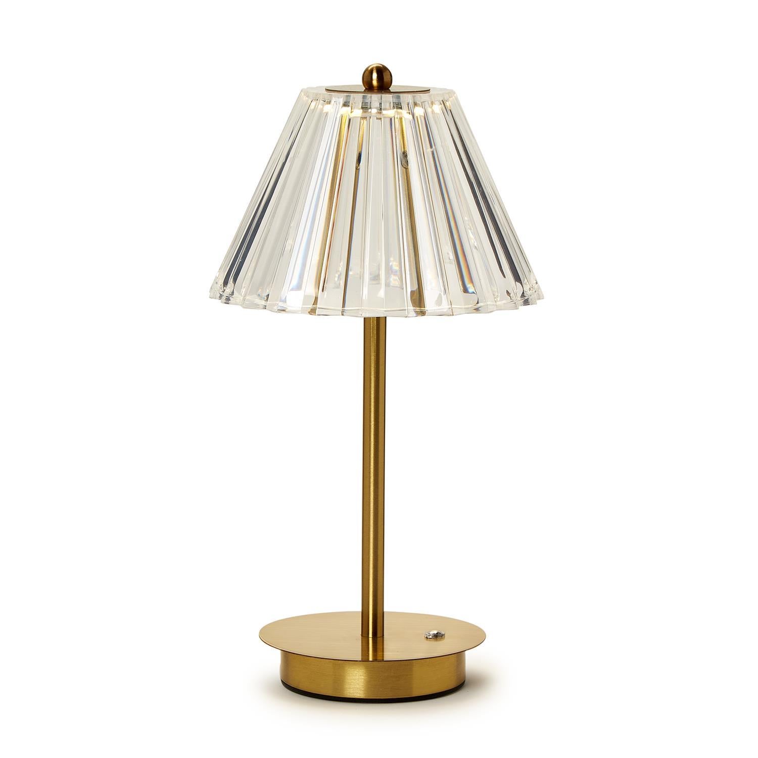 Cordless Lamp with Acrylic Shade